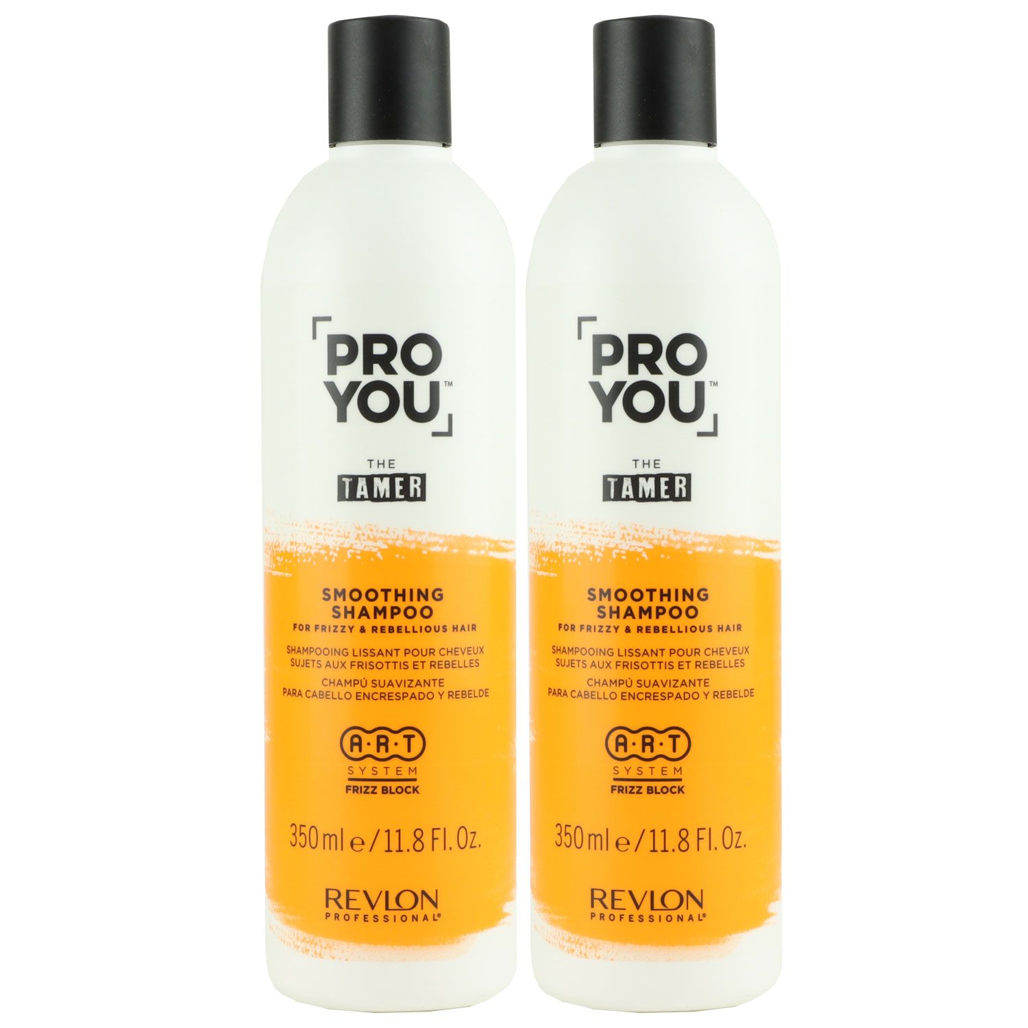 Revlon Professional Pro You The Tamer Smoothing 2 x 350 ml Shampoo f�r strapaziertes Haar Set