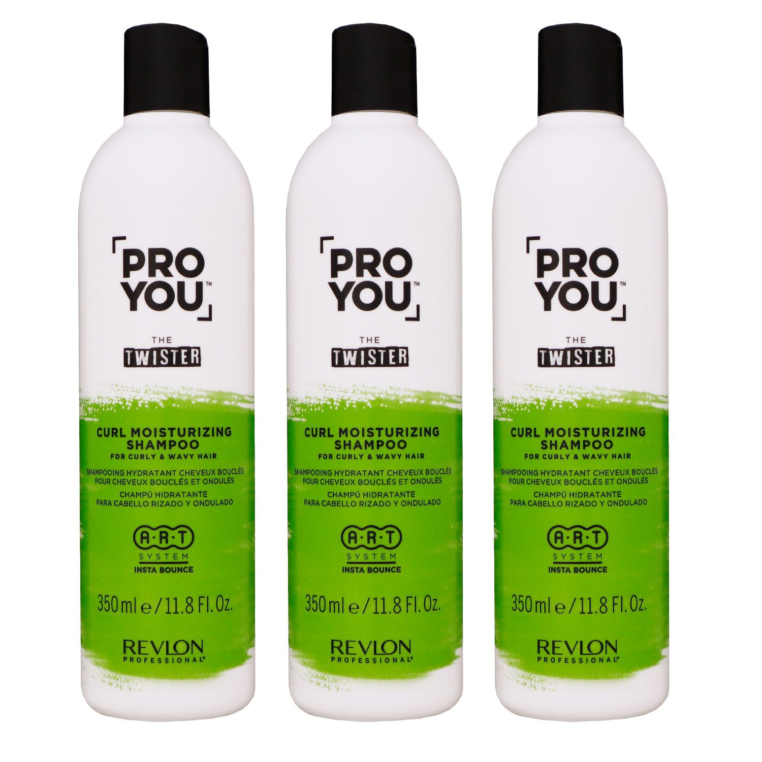 Revlon Professional Pro You The Twister 3 x 350 ml Locken Shampoo Set