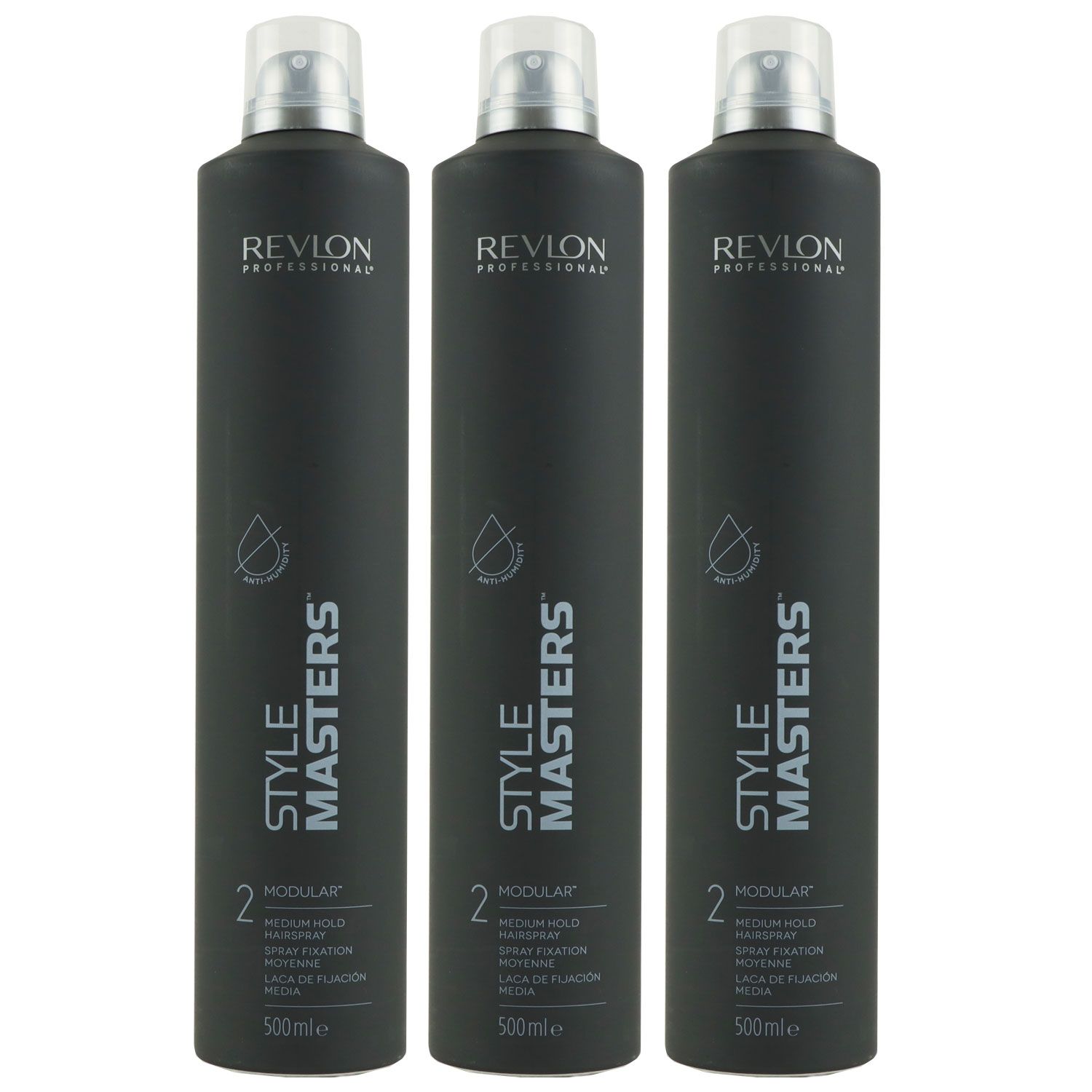 Professional bei Revlon 3 Style Riemax Haarspray ml 500 Set Masters x
