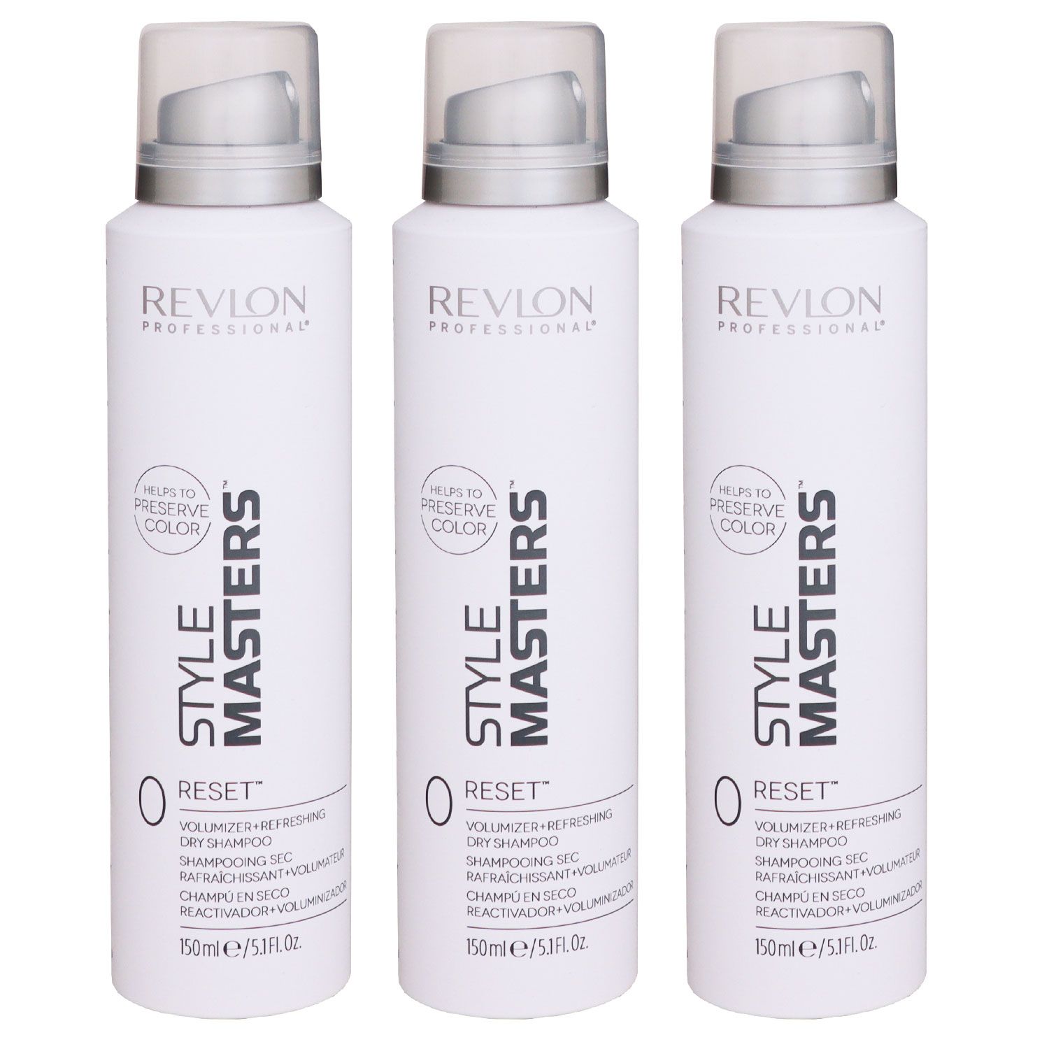 Revlon Style Masters Reset 3 x 150 ml Trockenshampoo Set