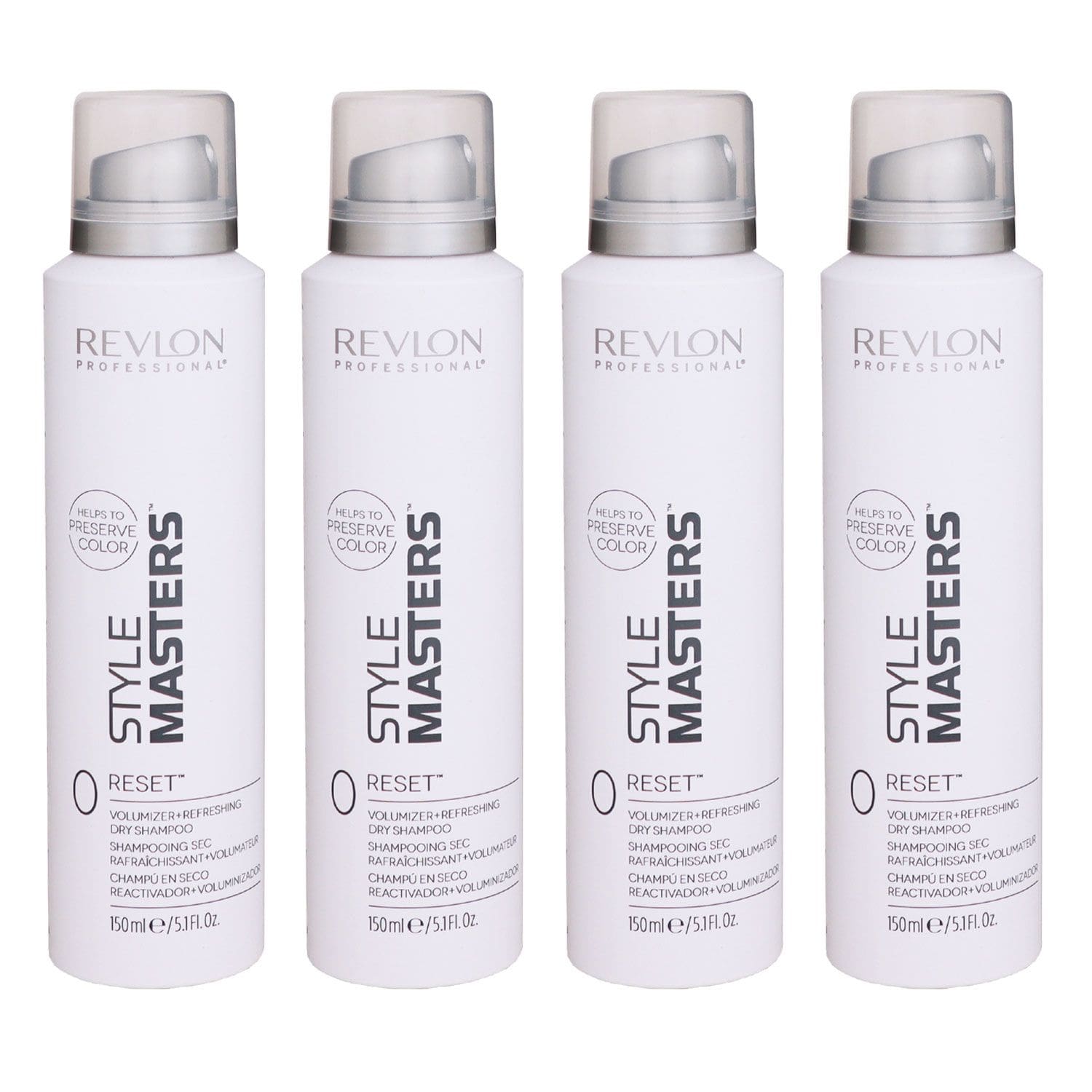 Revlon Style Masters Reset 4 x 150 ml Trockenshampoo Set