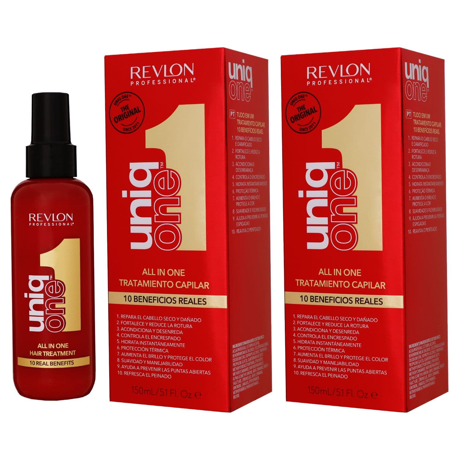 Revlon Uniq One 2 x 150 ml All In One Classic 10 in 1 Hair Treatment Set