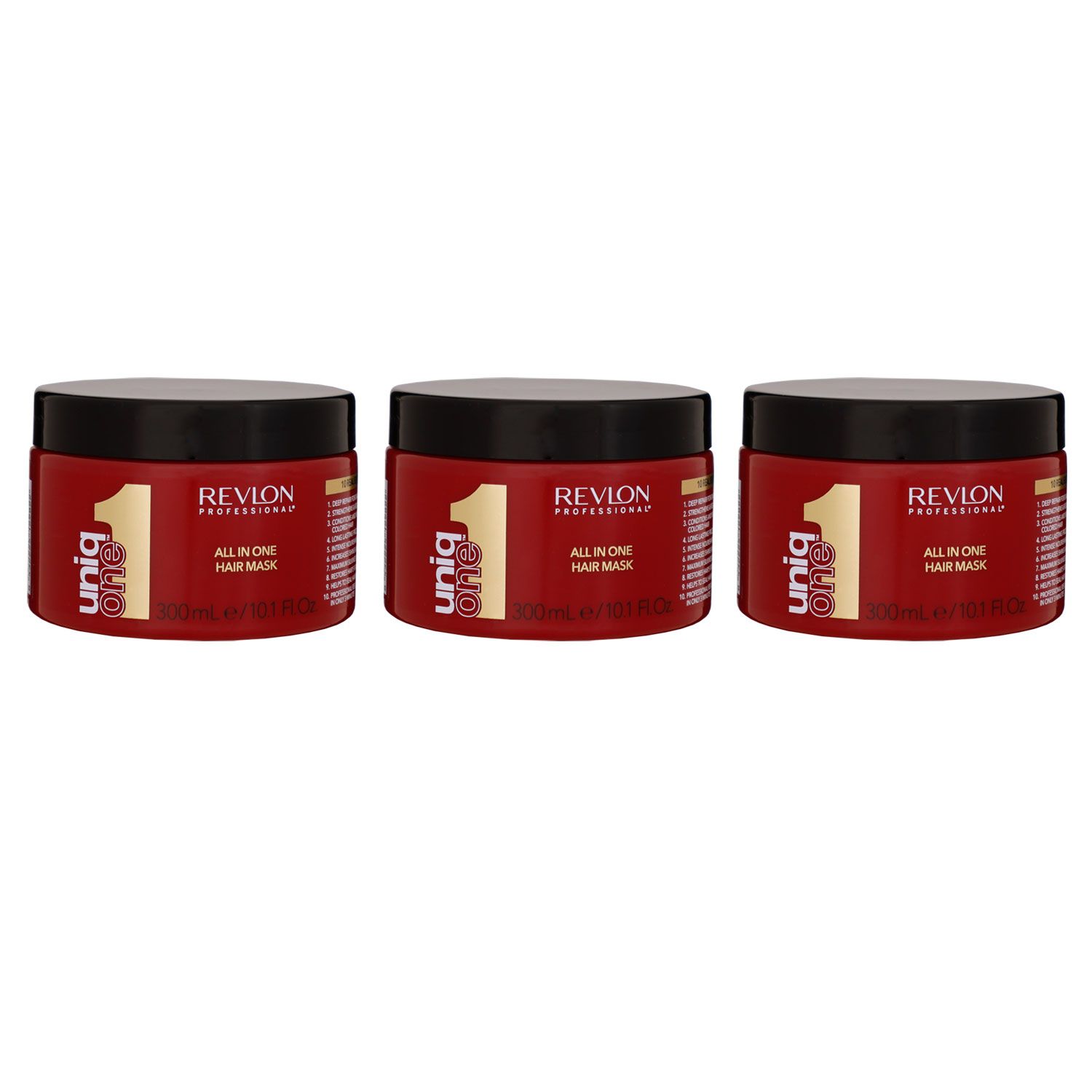 Revlon Uniq One 3 x 300 ml All in One Hair Mask Haarmaske Set