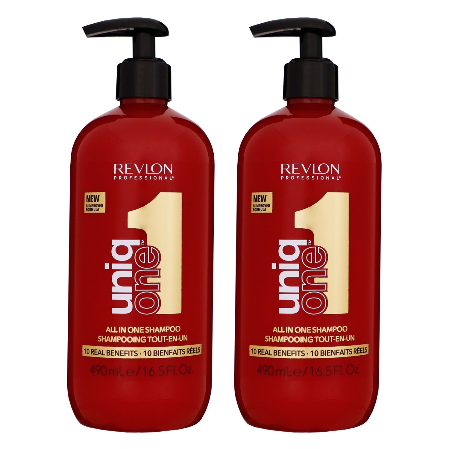 Revlon Uniq One All in One 2 x 490 ml Shampoo f�r jeden Haartypen Set