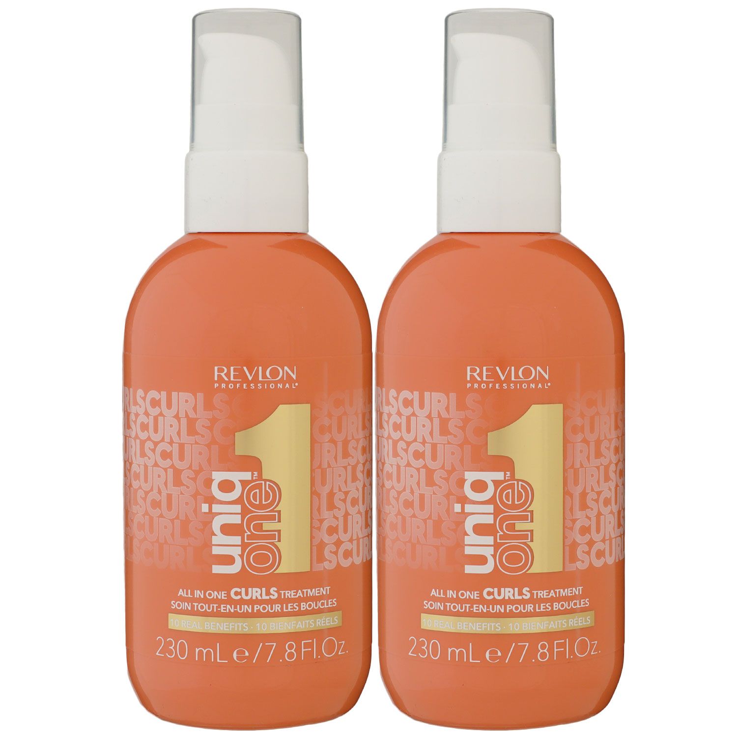 Revlon Uniq One All in One Curls Treatment 2 x 230 ml Conditioner Spray f�r Locken Set