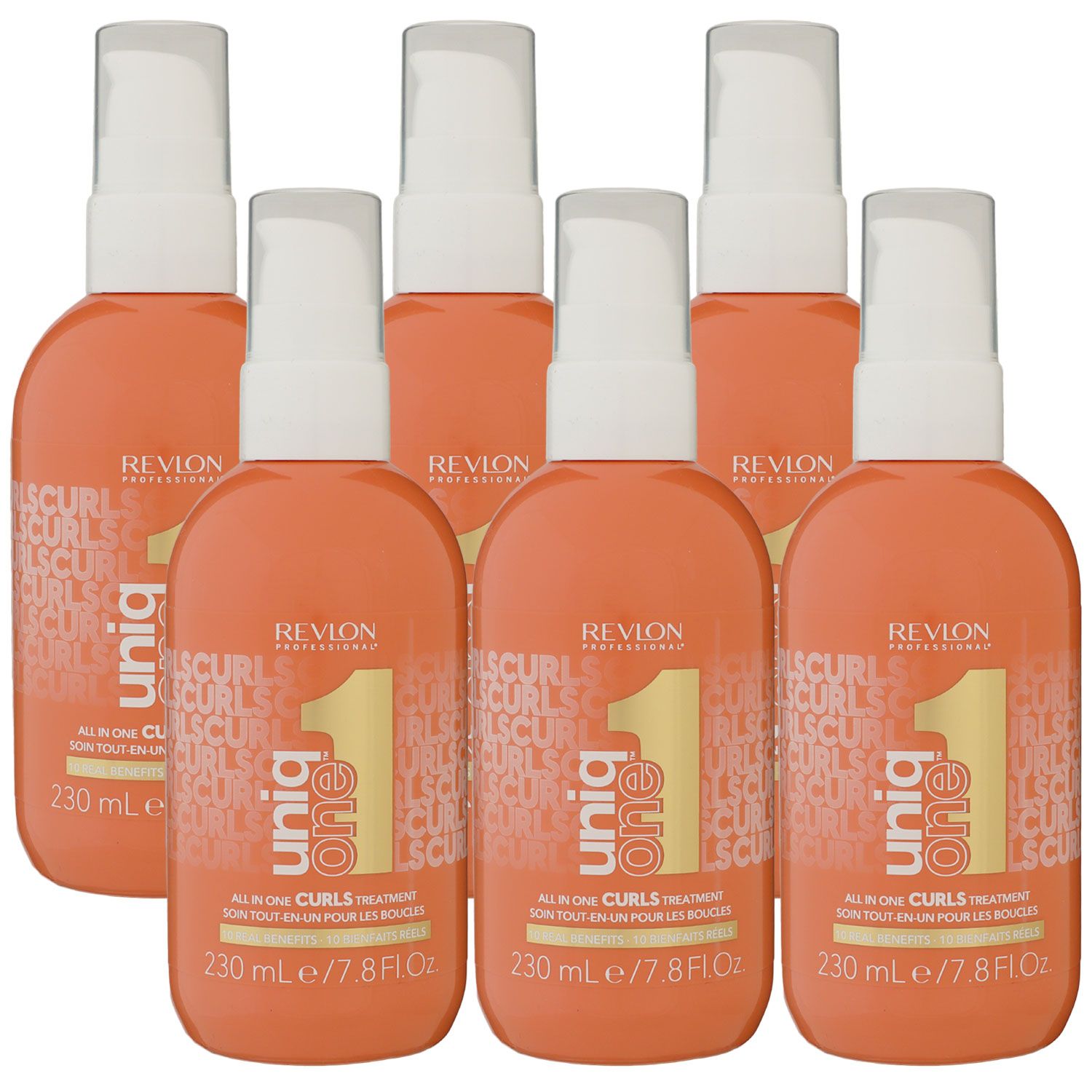 Revlon Uniq One All in One Curls Treatment 6 x 230 ml Conditioner Spray f�r Locken Set