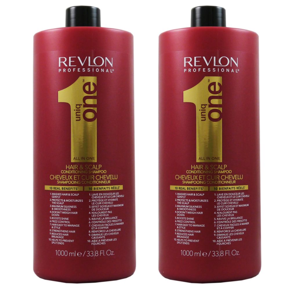 Revlon Uniq One All in One Shampoo 2 x 1000 ml Set bei Riemax