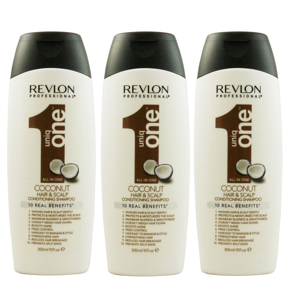 Revlon Uniq One All in One Shampoo Coconut 3 x 300 ml bei Riemax