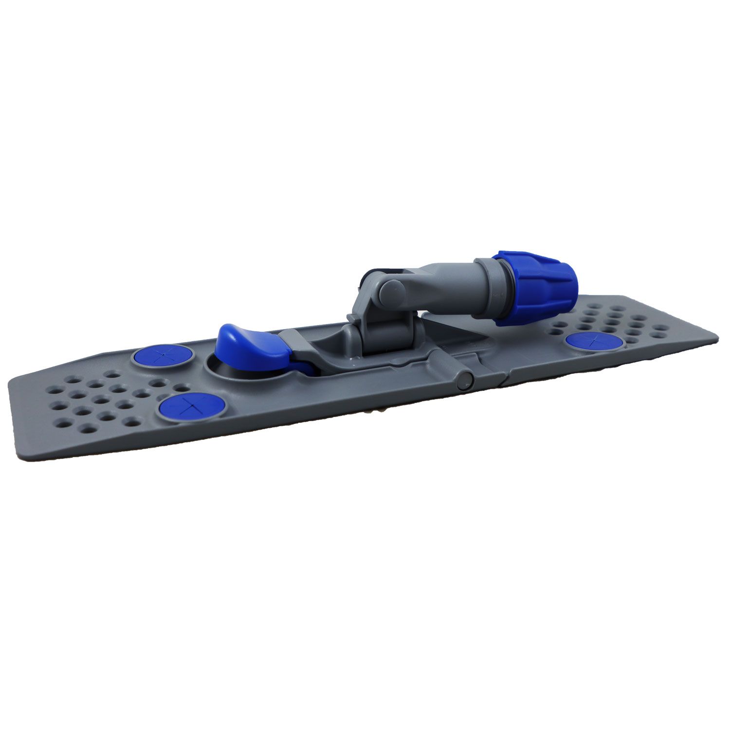 Riemax Kunststoffklapphalter grau blau 11 x 40 cm Halter ergoplus
