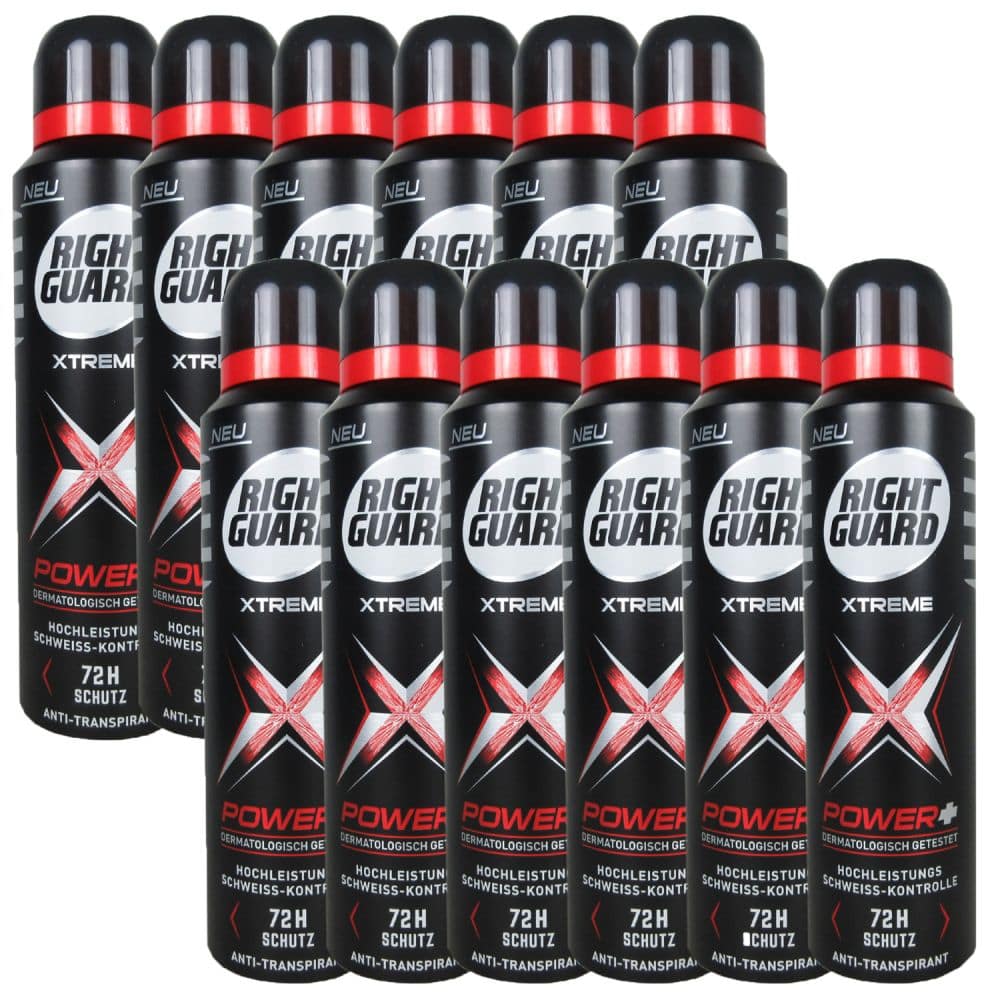 Right Guard Deo Nicht Mehr Im Handel Right Guard Xtreme Power 12 x 150 ml Deospray bei Riemax