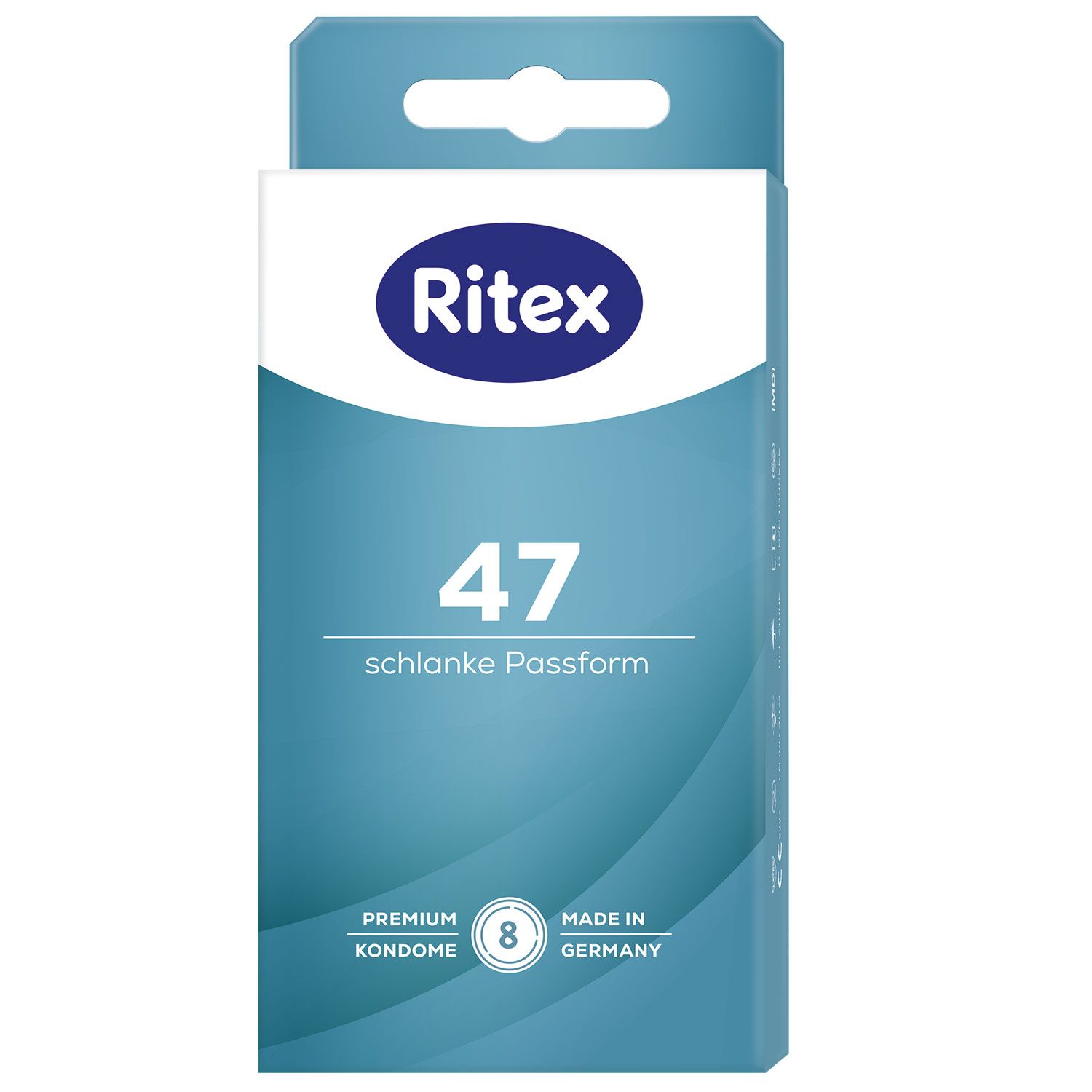 Ritex 47 Kondome 8 St�ck Schlanke Passform Sicheres Gef�hl bei schlankeren Gr��en