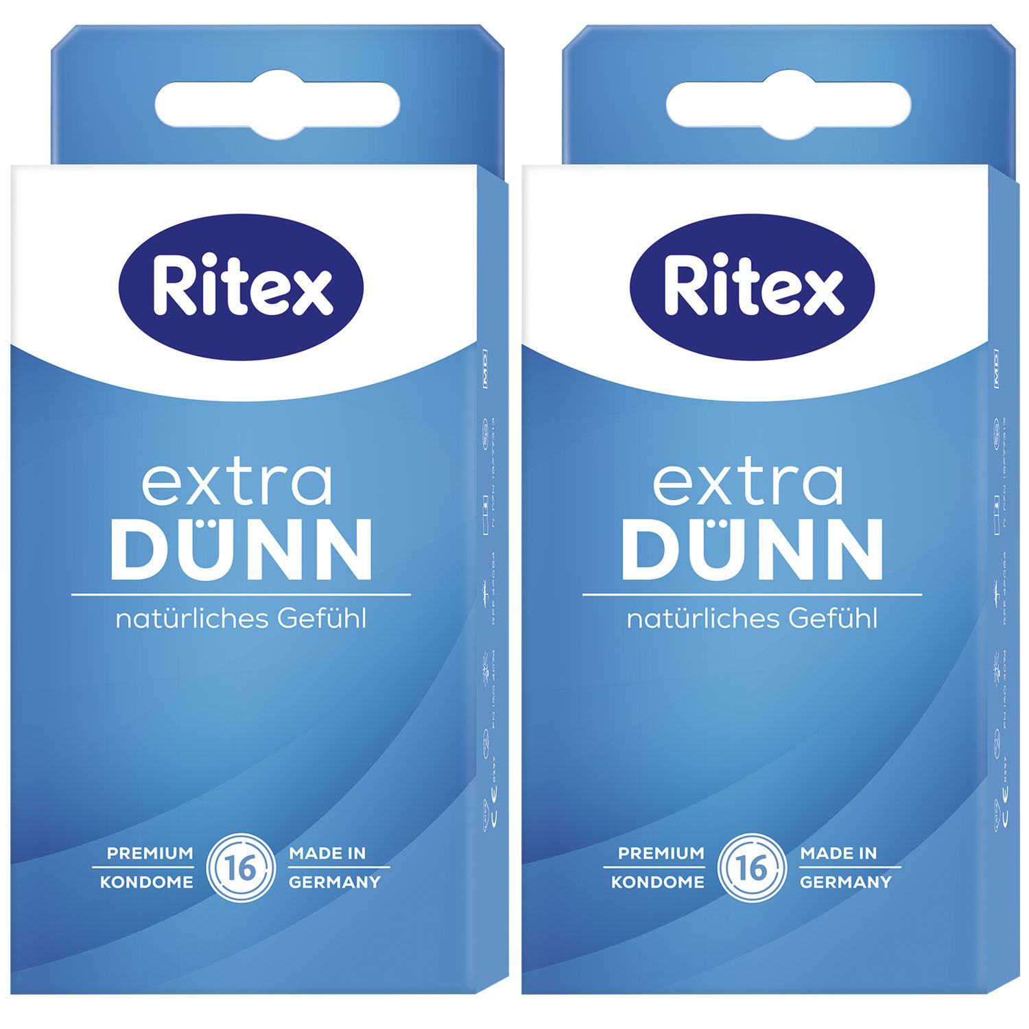 Ritex Extra D�nn Kondome 2 x 16 St�ck f�r ein besonders nat�rliches Gef�hl Set