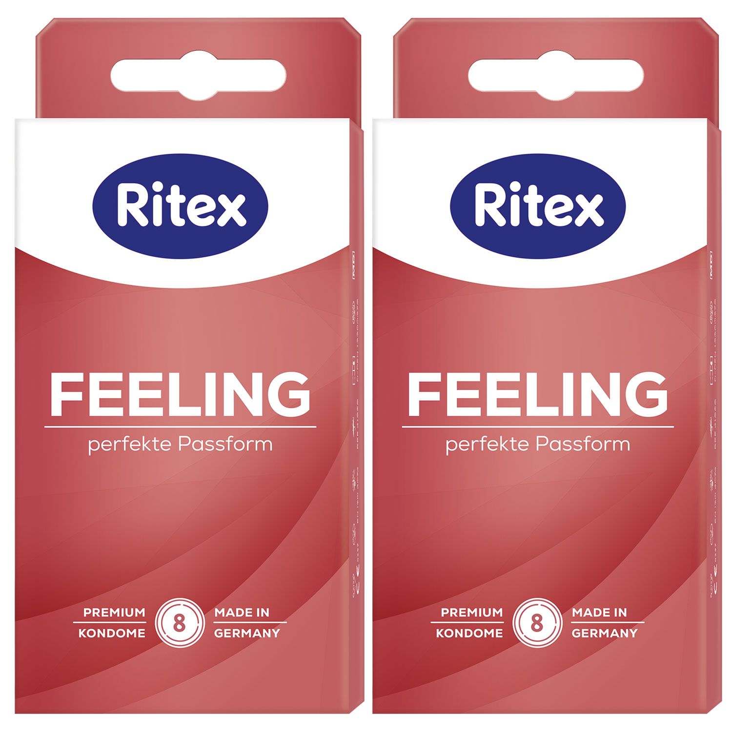 Ritex Feeling Kondome 2 x 8 St�ck Perfekte Passform & Intensiver Hautkontakt Set