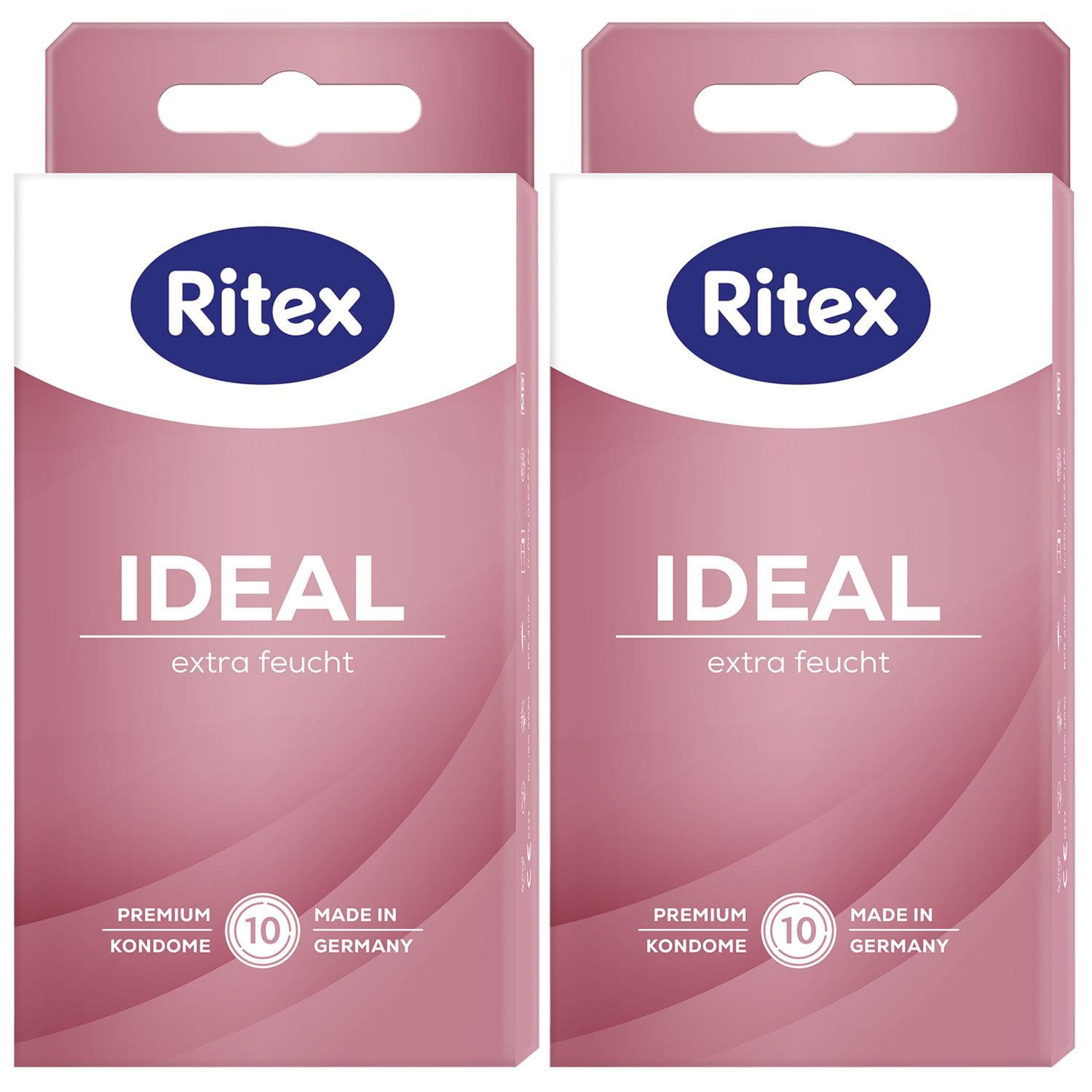 Ritex Ideal Kondome 2 x 10 St�ck extra feucht mit extra viel Gleitmittel Set