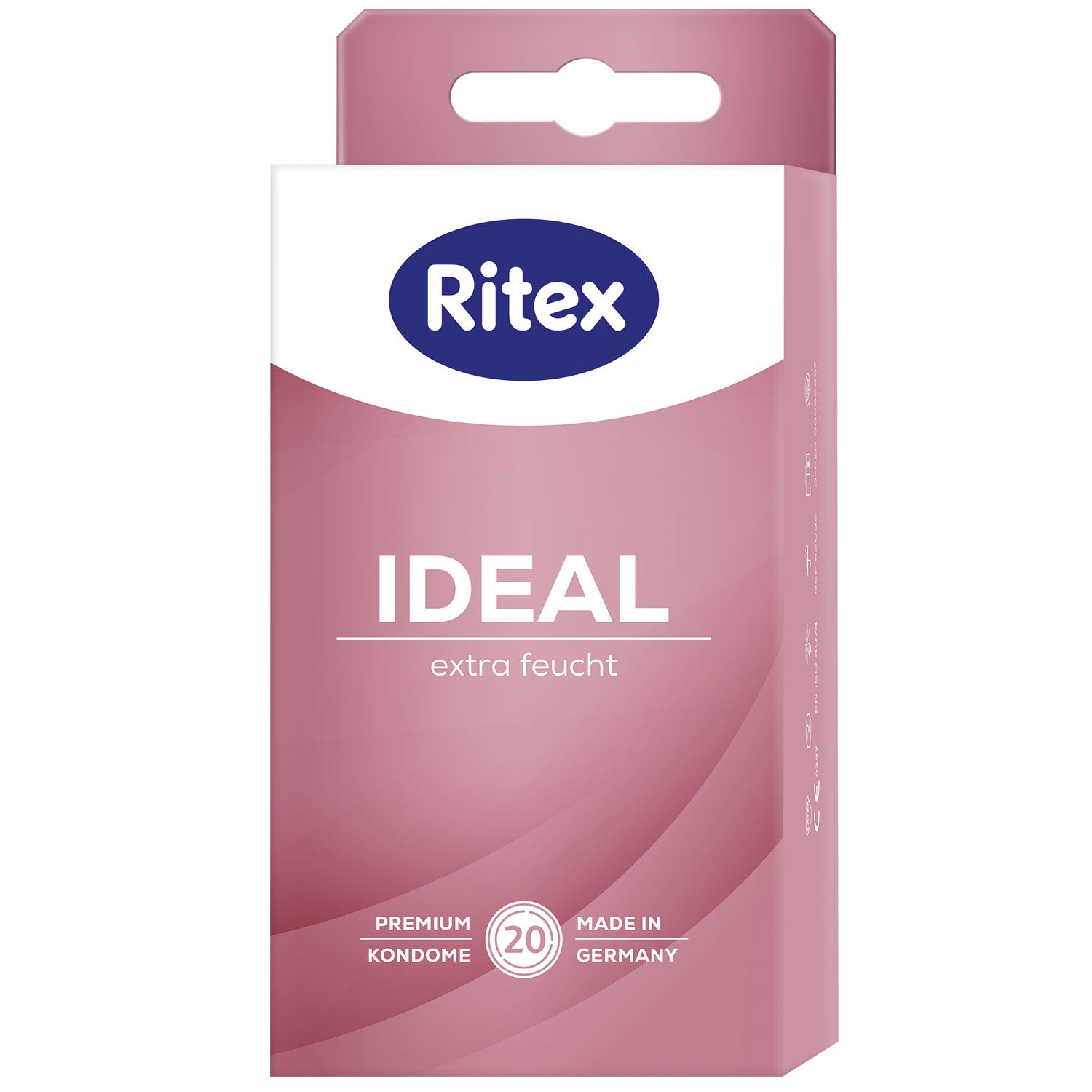 Ritex Ideal Kondome 20 St�ck extra feucht mit extra viel Gleitmittel