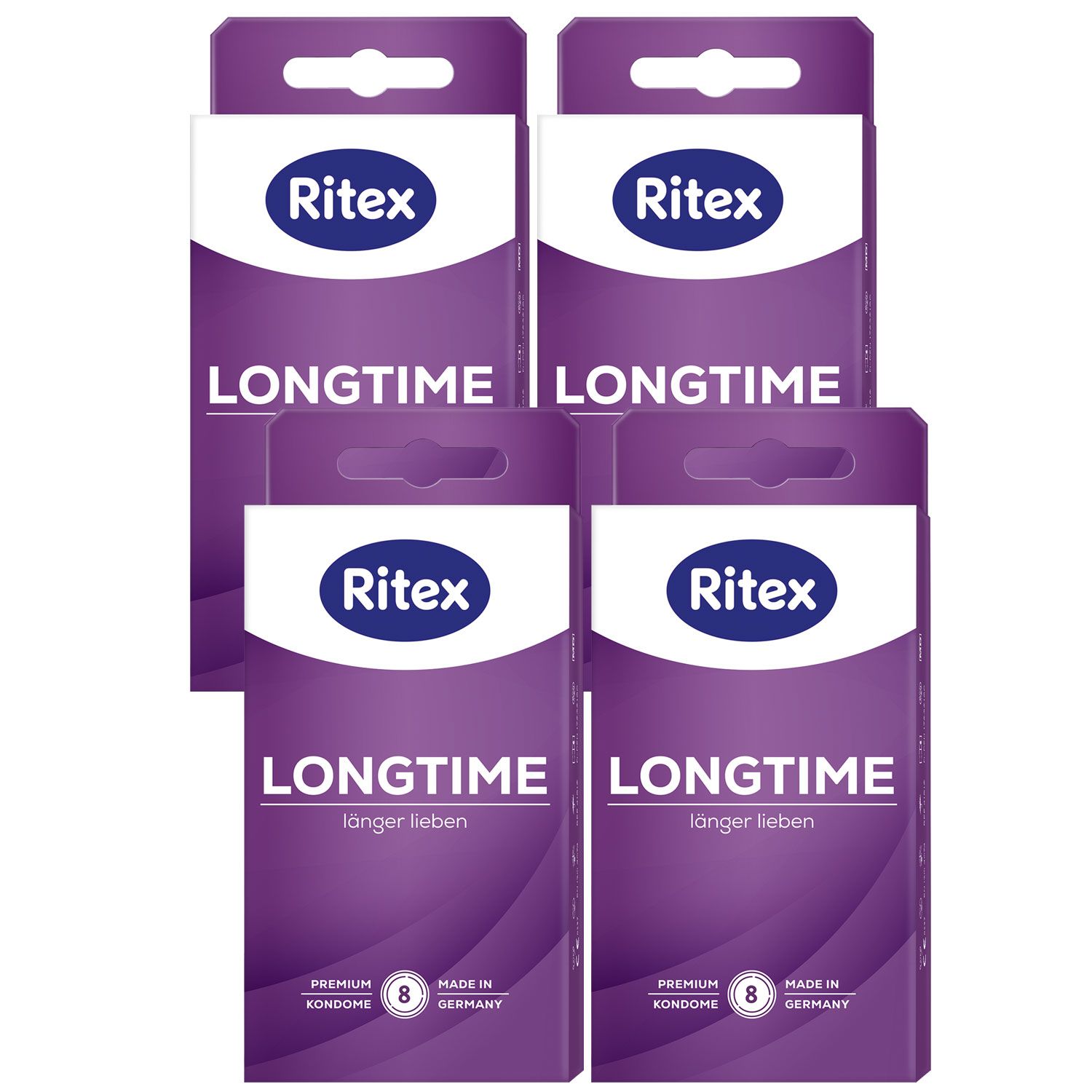 Ritex Longtime Kondome 4 x 8 St�ck F�r ein lang andauerndes Liebesspiel Set