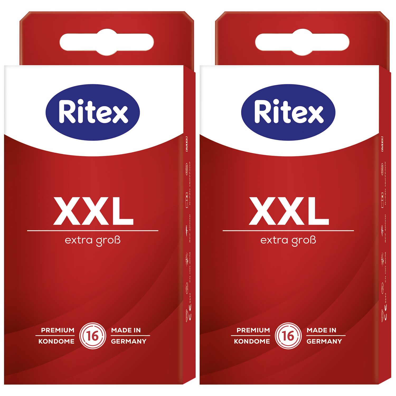 Ritex XXL Kondome 2 x 16 St�ck extra gro� hochelastisch und gef�hlsintensiv Set