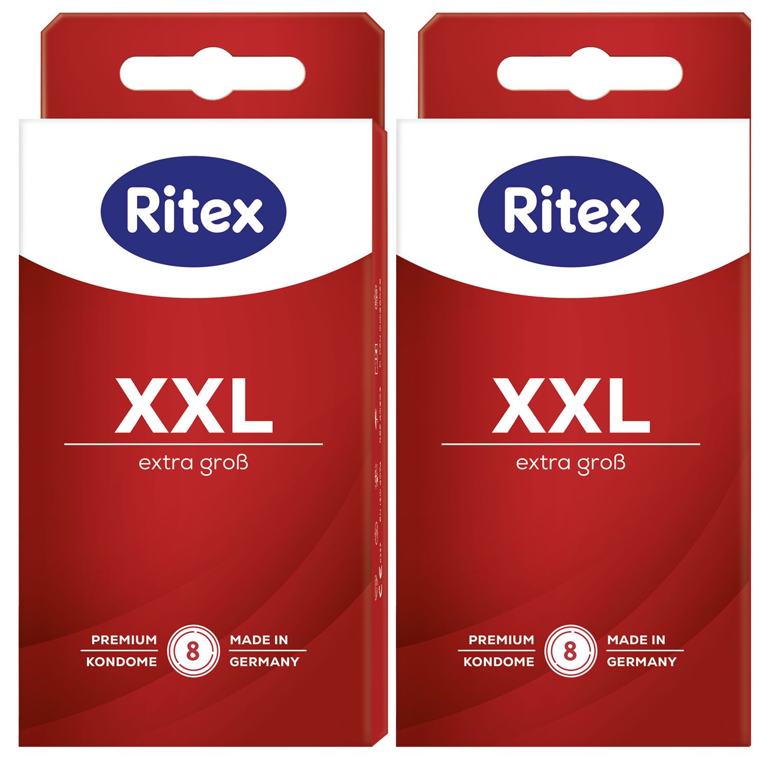 Ritex XXL Kondome 2 x 8 St�ck extra gro� hochelastisch und gef�hlsintensiv Set