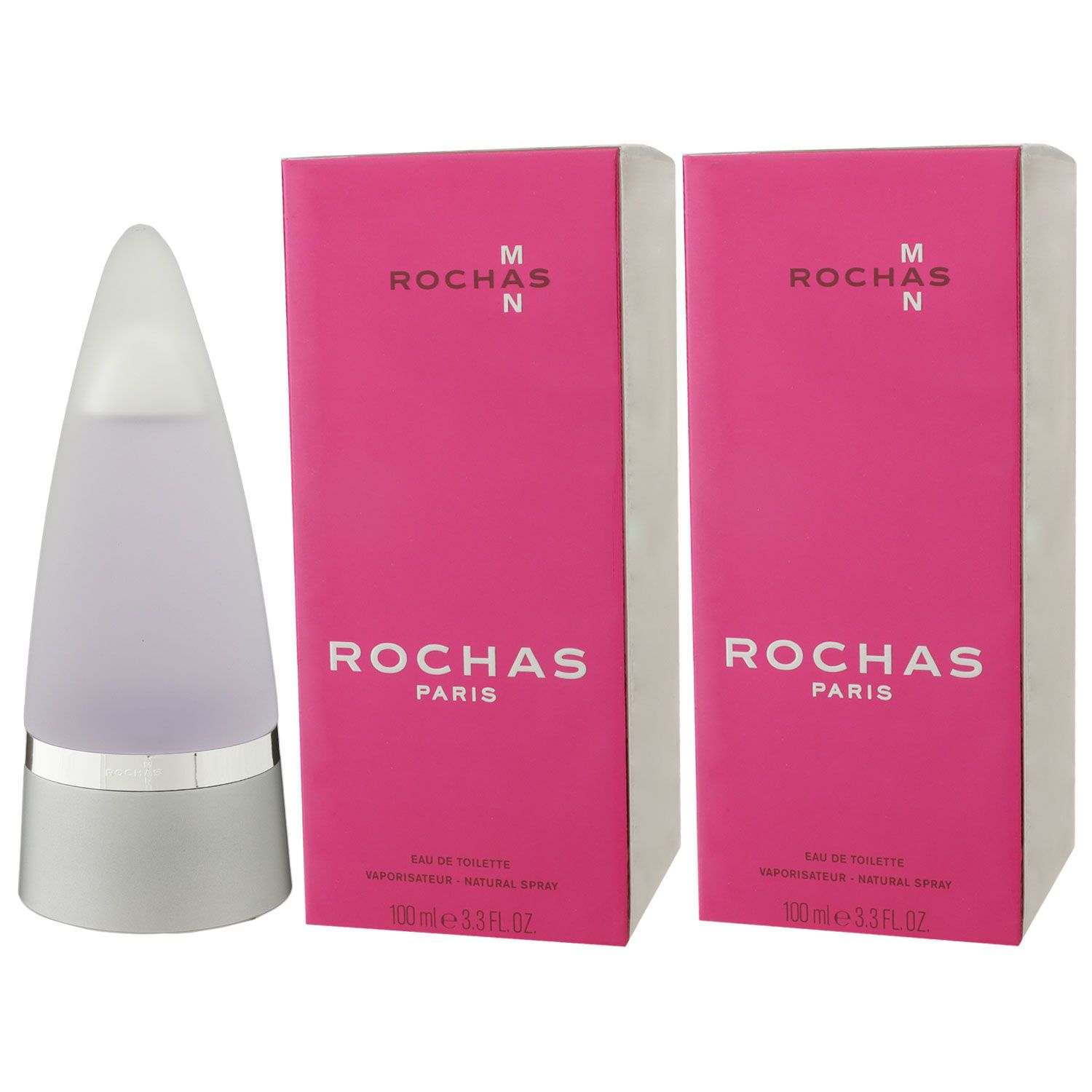 Rochas Man 2 x 100 ml Eau de Toilette EDT Herrenduft Set