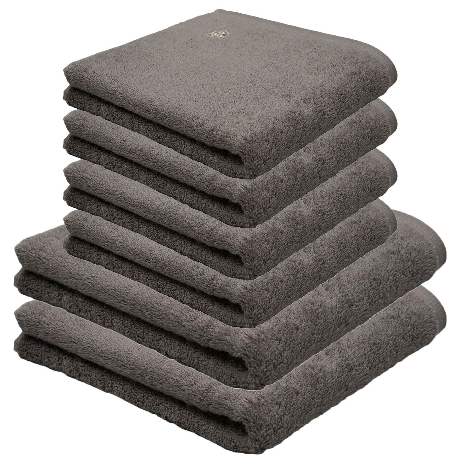 Ross Frottier 4004 Vita Flanell 4 x Handtuch 50 cm x 100 cm & 2 x Badetuch 70 cm x 140 cm Set