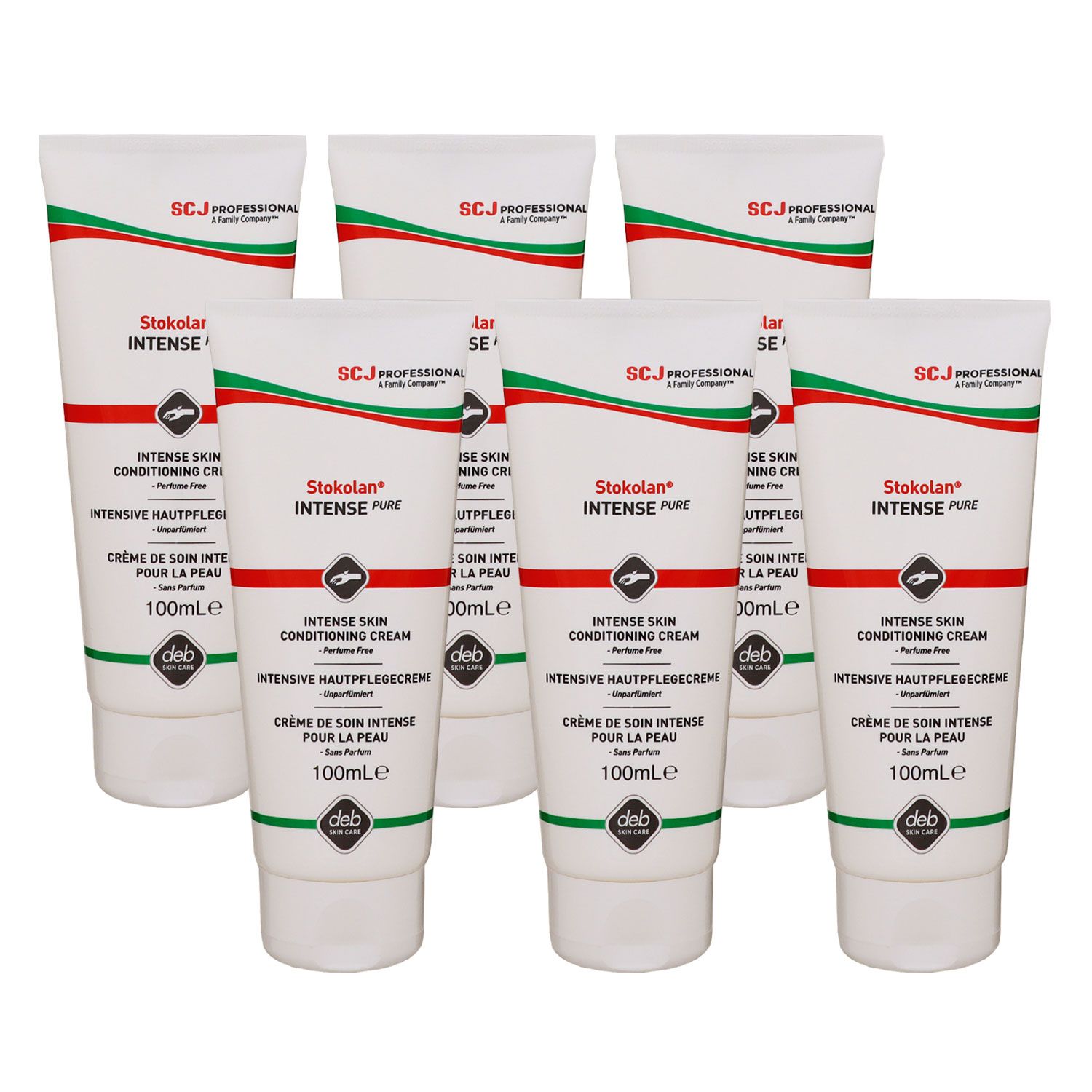 SC Johnson Stokolan Intense Pure 6 x 100 ml Intensive Hautpflegecreme