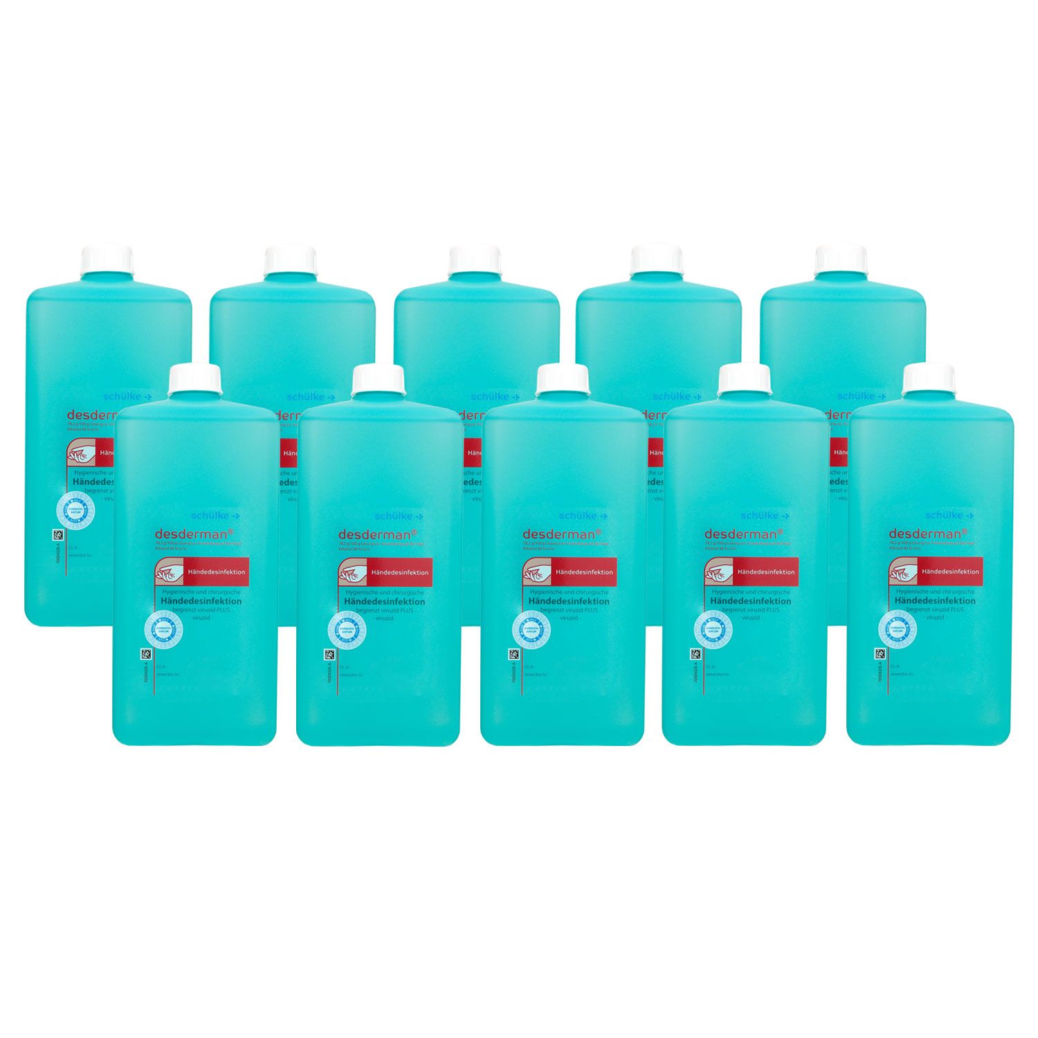 Sch�lke desderman 10 x 1000 ml hygienische und chirurgische H�ndedesinfektion