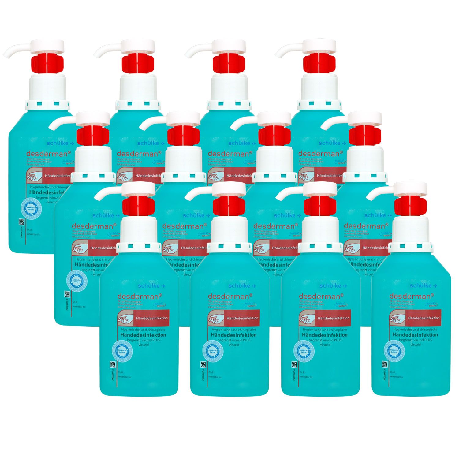 Sch�lke desderman 12 x 500 ml Hyclick Desinfektionsmittel