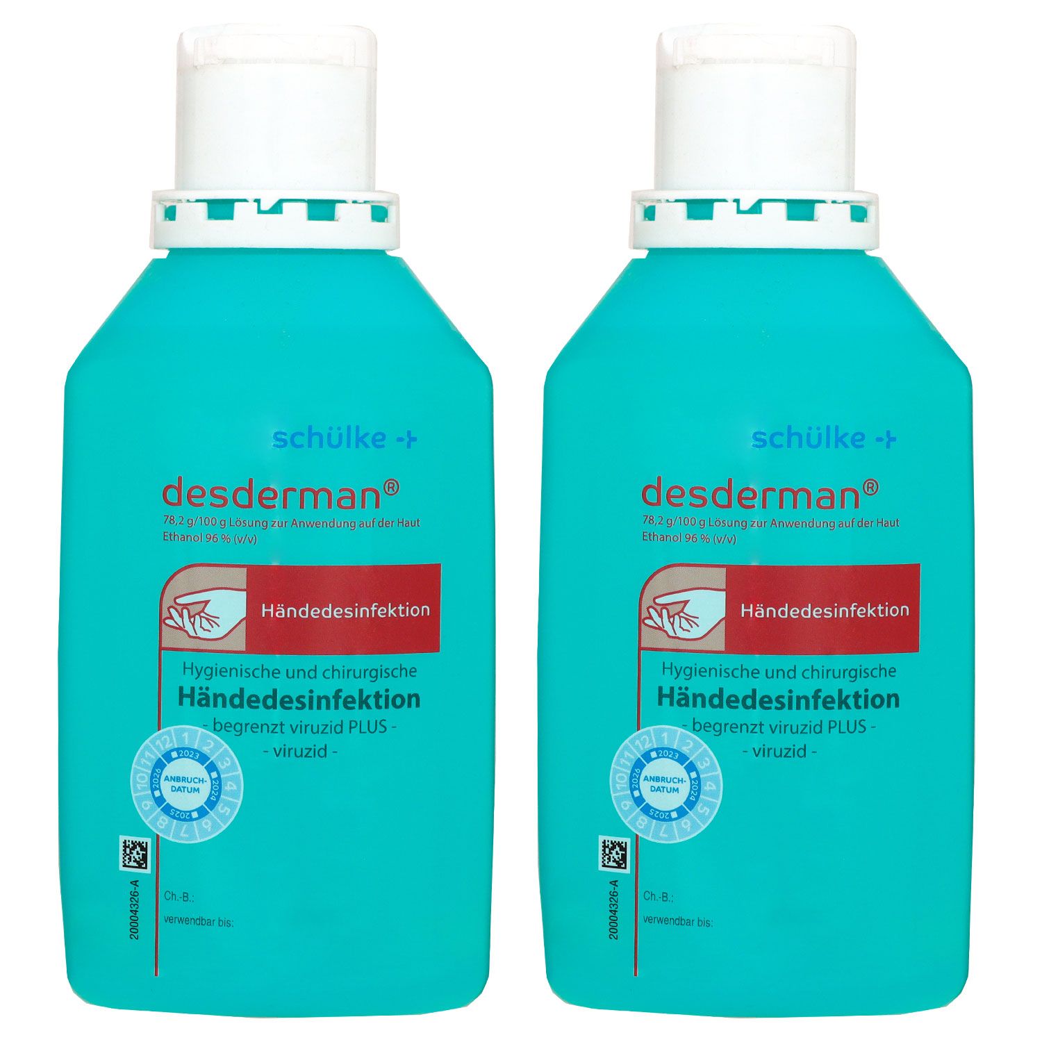 Sch�lke desderman 2 x 500 ml hygienische und chirurgische H�ndedesinfektion