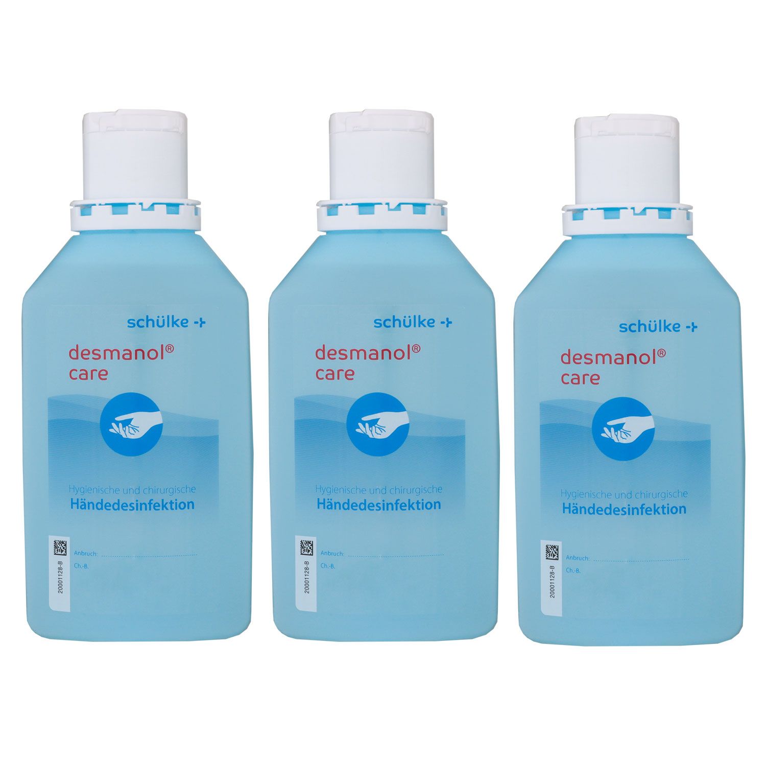 Sch�lke desmanol care 3 x 500 ml Desinfektionsmittel alkoholisch Set