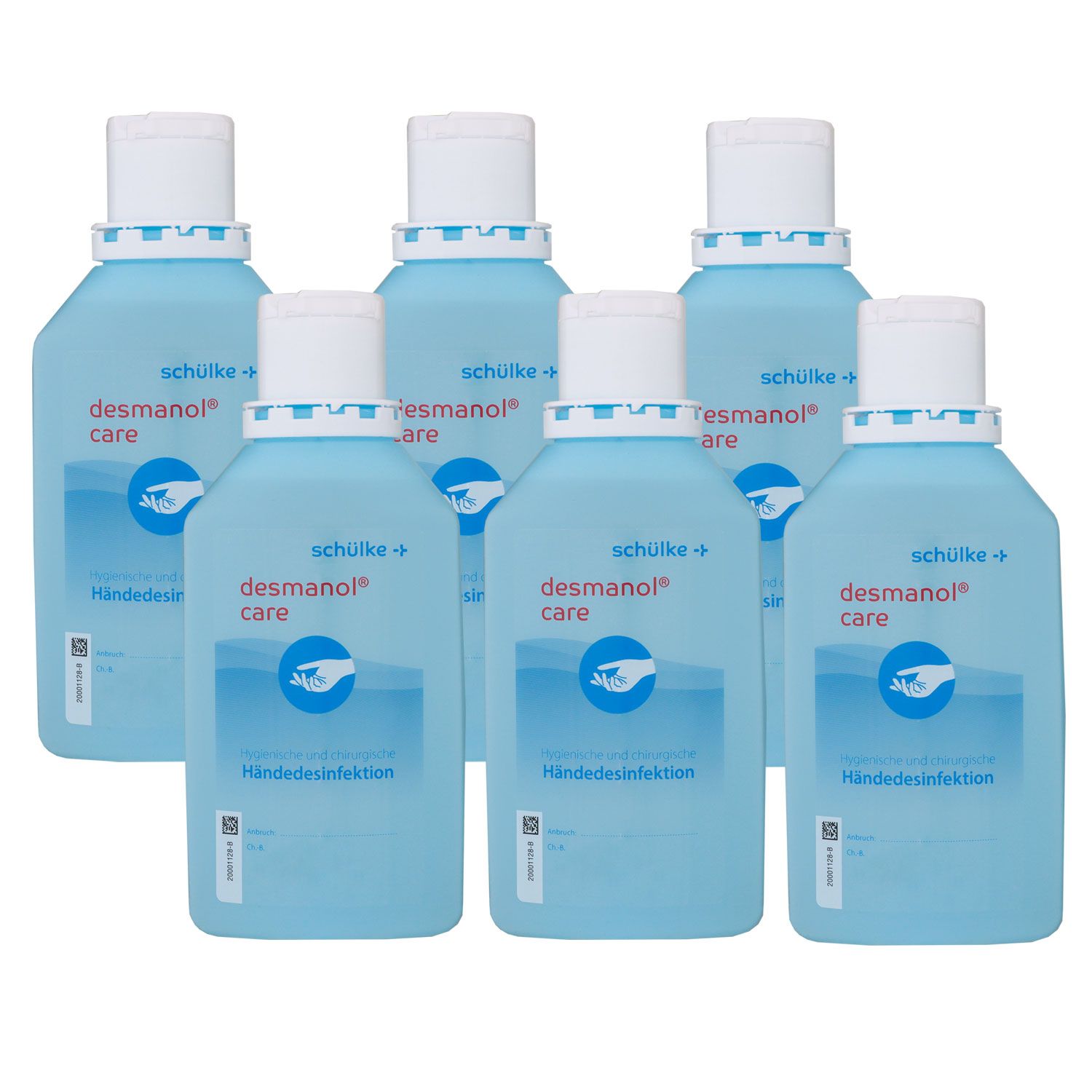 Sch�lke desmanol care 6 x 500 ml Desinfektionsmittel alkoholisch Set