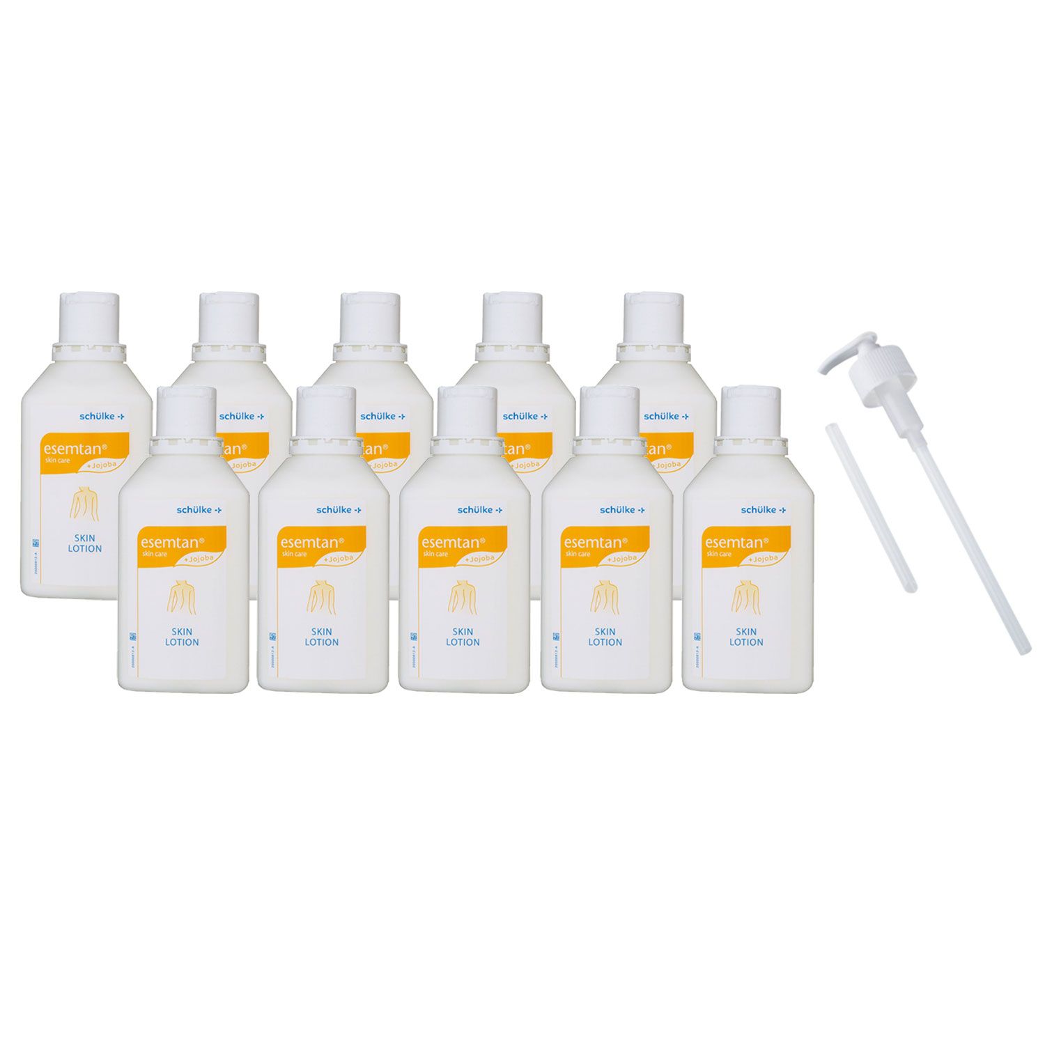 Sch�lke esemtan skin lotion 10 x 500 ml normale Haut & Dosierpumpe 500 oder 1000 ml Ersatzpumpe