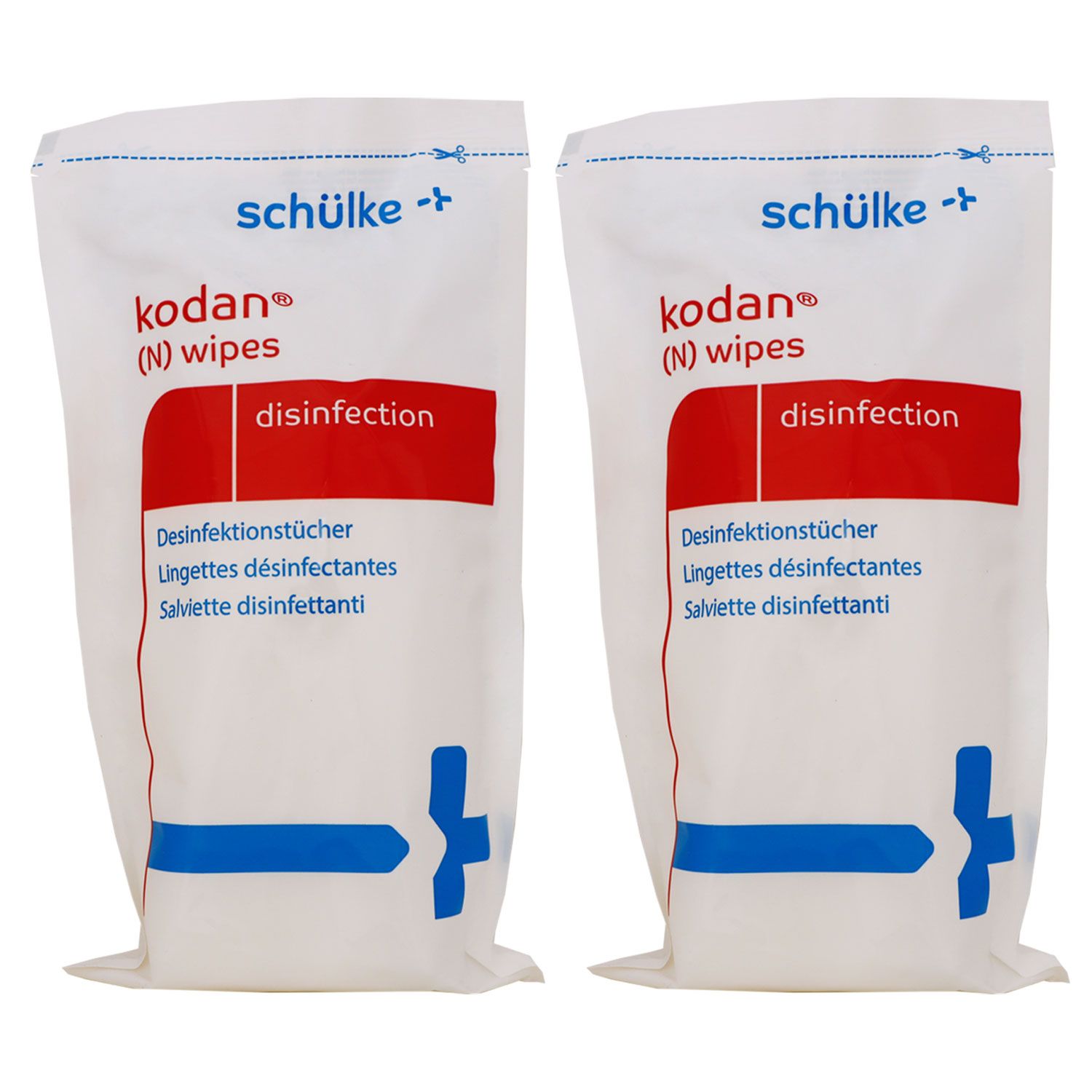 Sch�lke kodan (N) wipes Nachf�llpackung 2 x 90 T�cher f�r Desinfektion Set