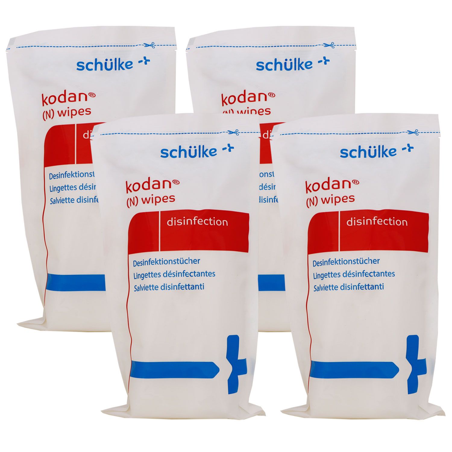 Sch�lke kodan (N) wipes Nachf�llpackung 4 x 90 T�cher f�r Desinfektion Set