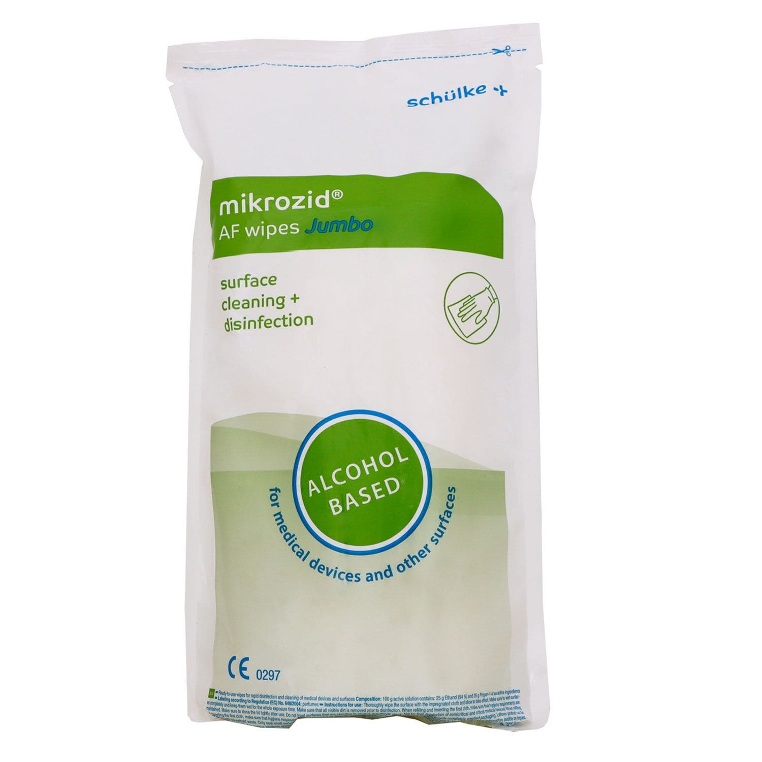 Sch�lke mikrozid AF wipes Jumbo Refill Desinfektion Tuch 220 Nachf�llpack