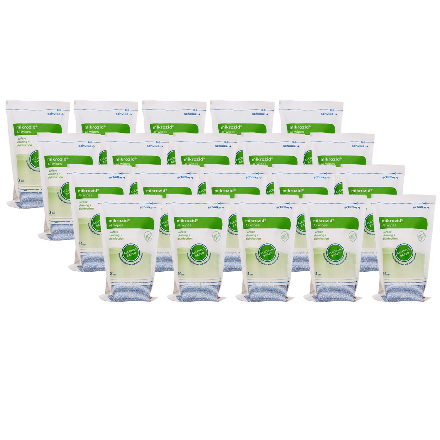 Sch�lke mikrozid AF wipes Refill alkoholische Desinfektionsst�cher 20 x 150 St�ck