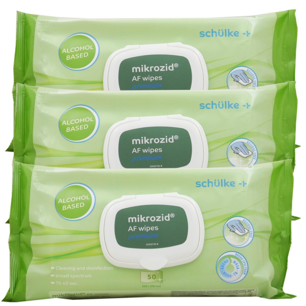 Schülke Mikrozid Af Wipes Premium Softpack Desinfektionstücher 3x50 Stück Bei Riemax