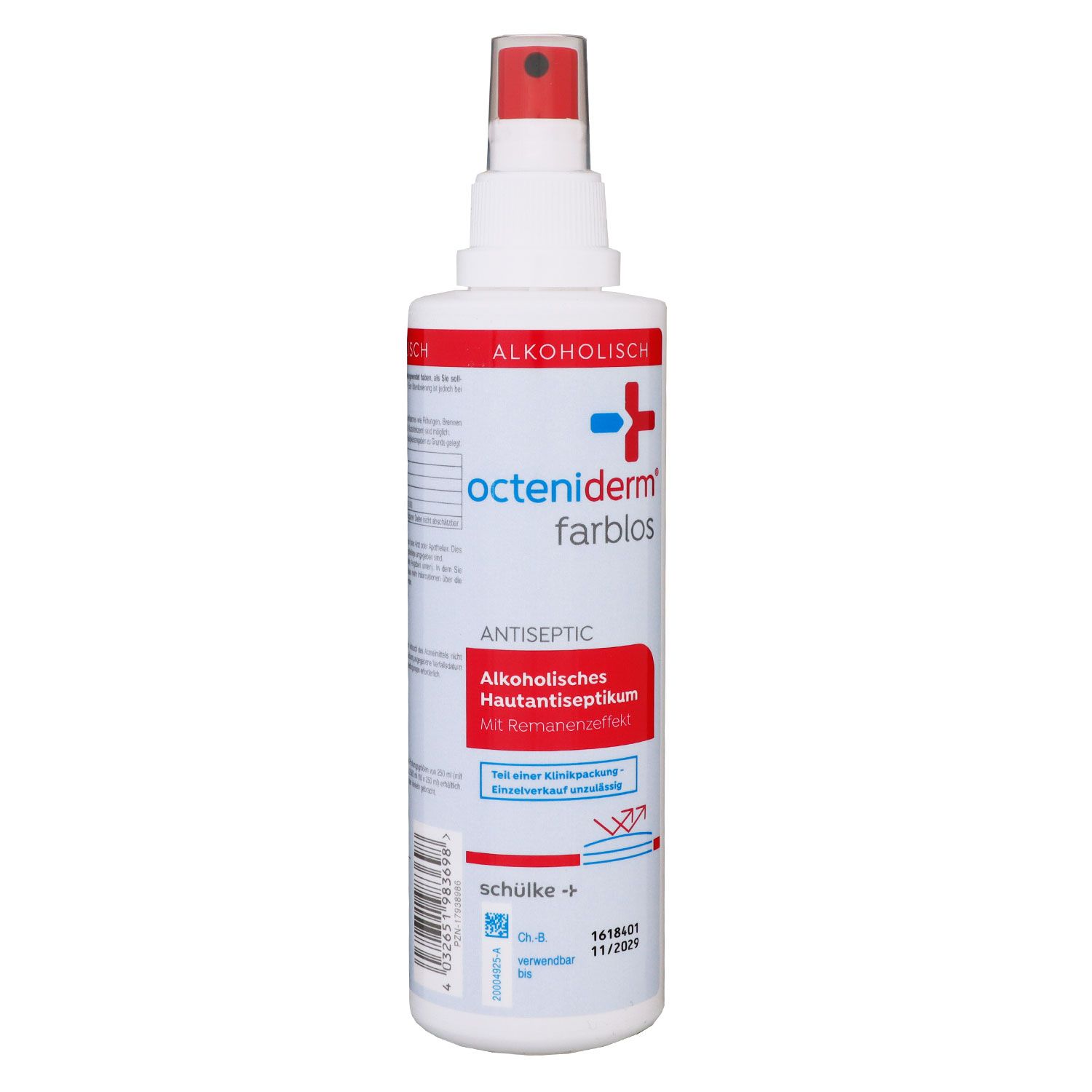 Sch�lke octeniderm Hautantiseptikum farblos 250 ml Hautdesinfektion