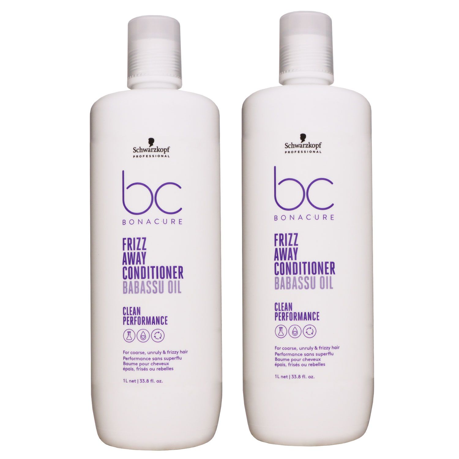 Schwarzkopf BC Bonacure Frizz Away 2 x 1000 ml Conditioner Set