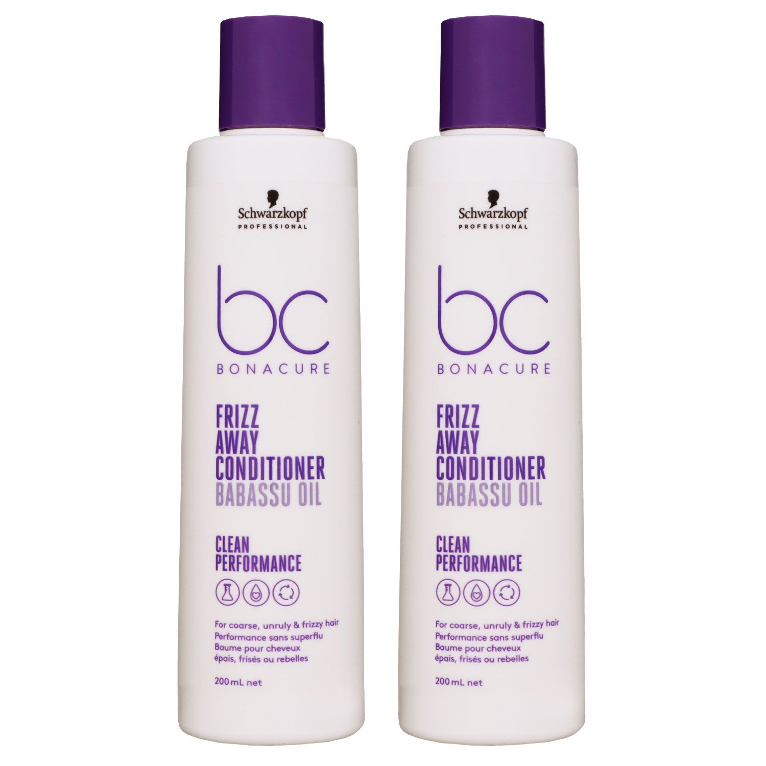 Schwarzkopf BC Bonacure Frizz Away 2 x 200 ml Conditioner Set