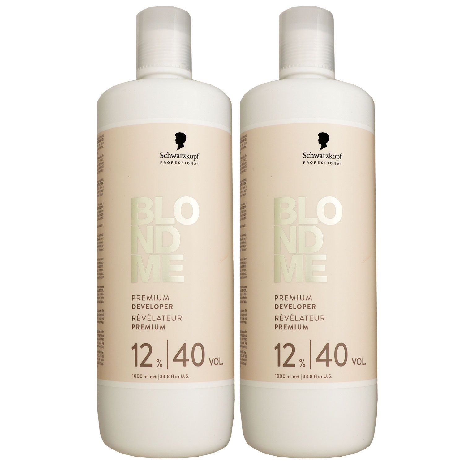 Schwarzkopf Blondme 2 x 1000 ml 12 % Oxydant Entwickler Set