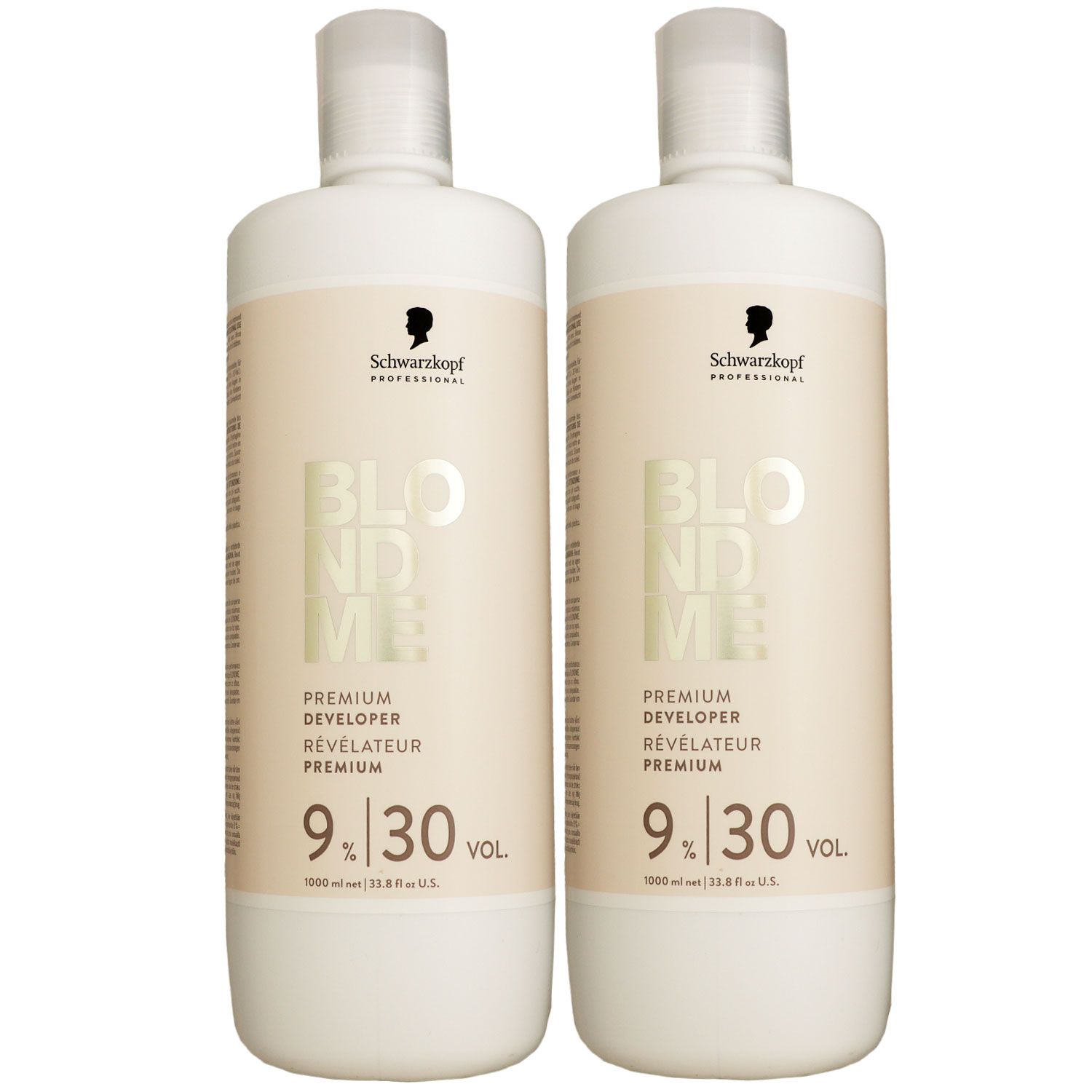 Schwarzkopf Blondme 2 x 1000 ml 9 % Oxydant Entwickler Set