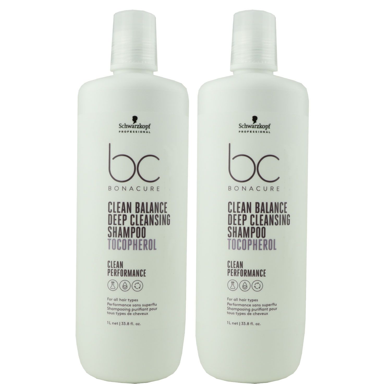 Schwarzkopf Bonacure Clean Balance 2 x 1000 ml Shampoo f�r alle Haartypen Set