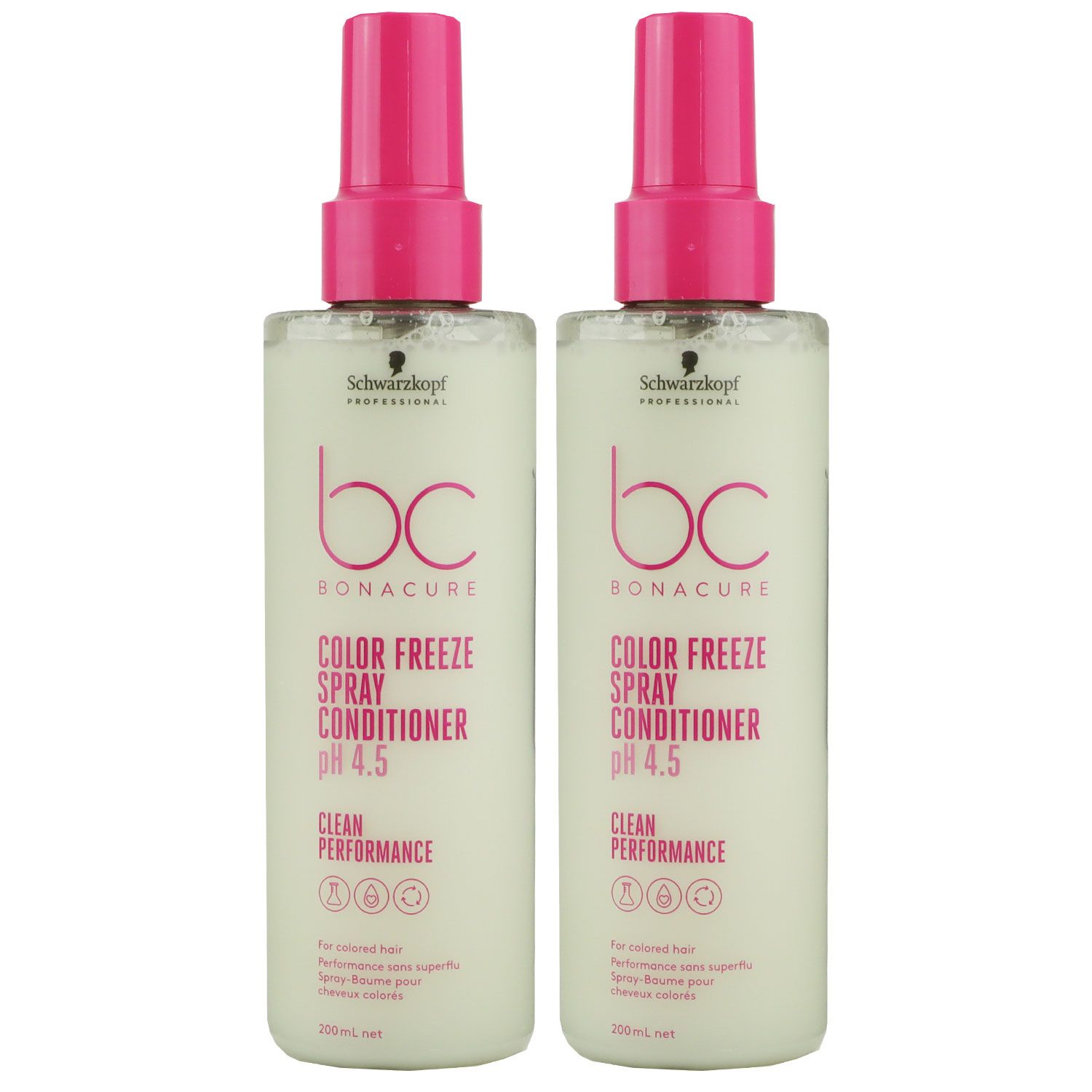 Schwarzkopf Bonacure Color Freeze 2 x 200 ml Conditioner Spray Set
