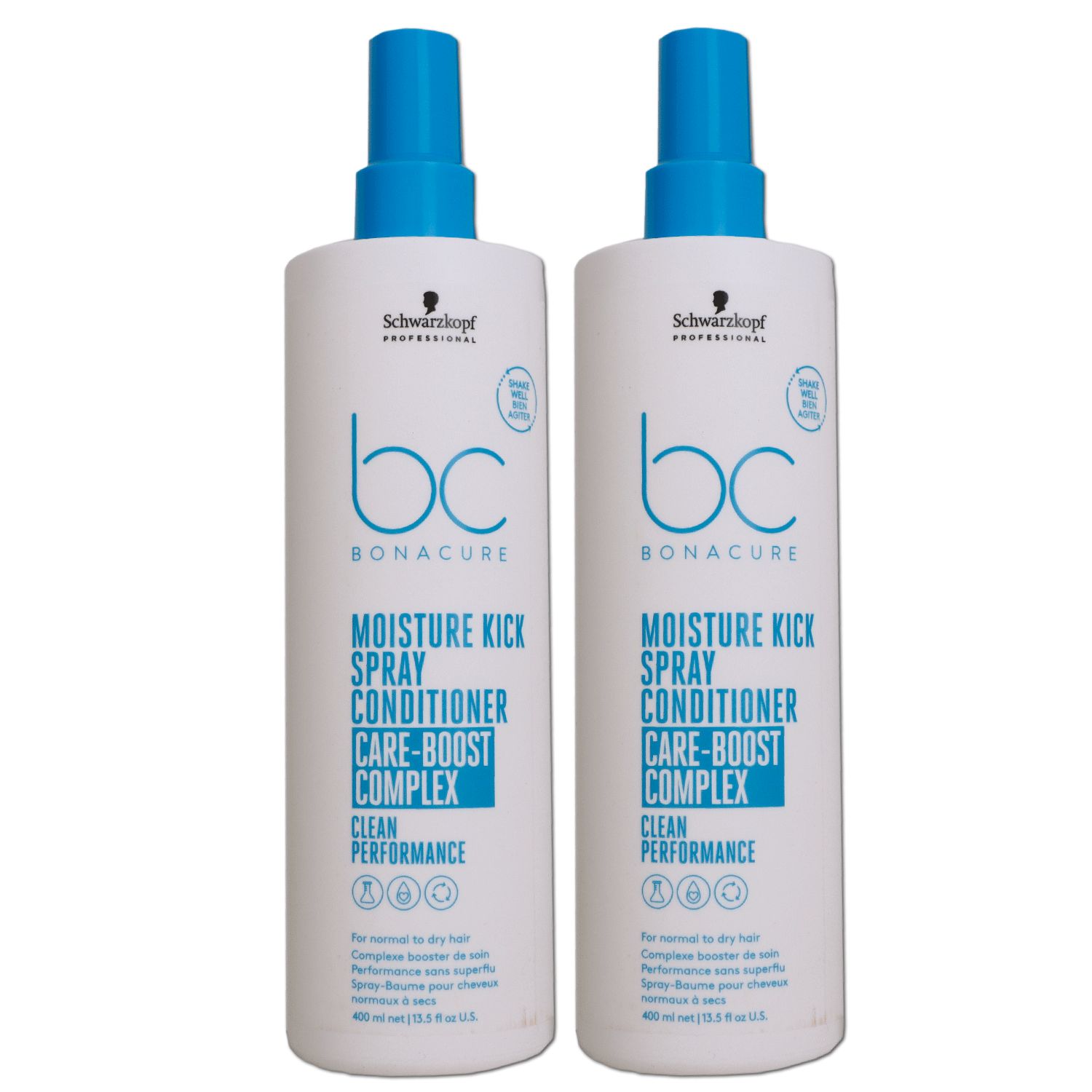 Schwarzkopf Bonacure Moisture Kick 2 x 400 ml Spr�hconditioner Set