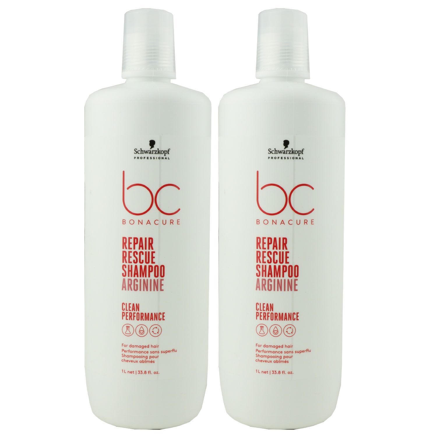 Schwarzkopf Bonacure Repair Rescue 2 x 1000 ml Shampoo f�r gesch�digtes Haar Set