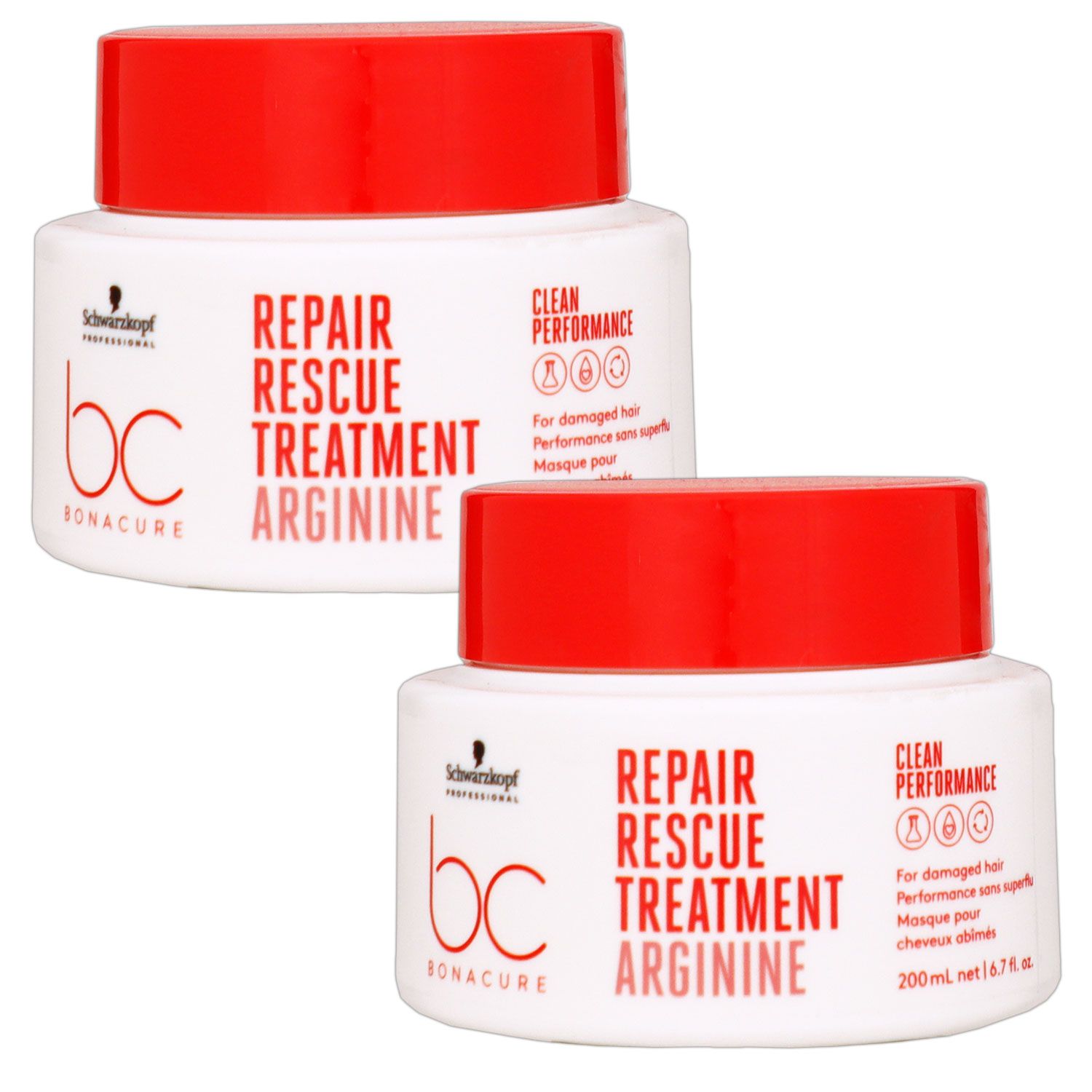 Schwarzkopf Bonacure Repair Rescue 2 x 200 ml Treatment f�r gesch�digtes Haar Set