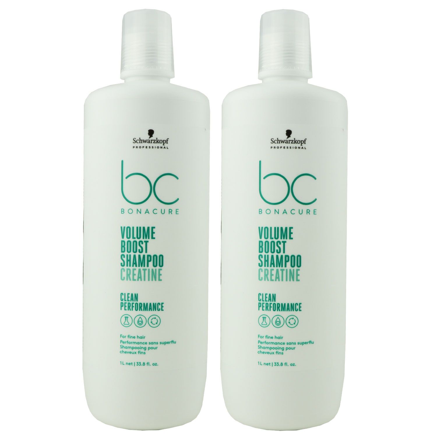 Schwarzkopf Bonacure Volume Boost 2 x 1000 ml Shampoo f�r feines Haar Set
