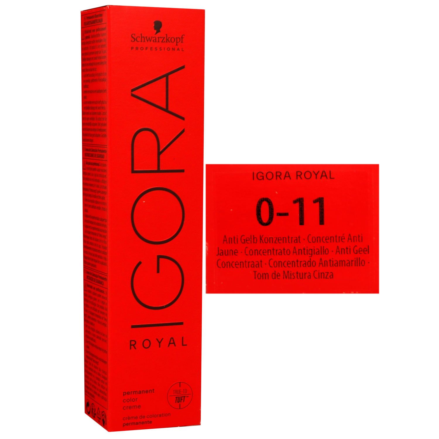 Schwarzkopf Igora Royal 60 ml 0-11 anti gelb konzentrat Haarfarbe Cremefarbe