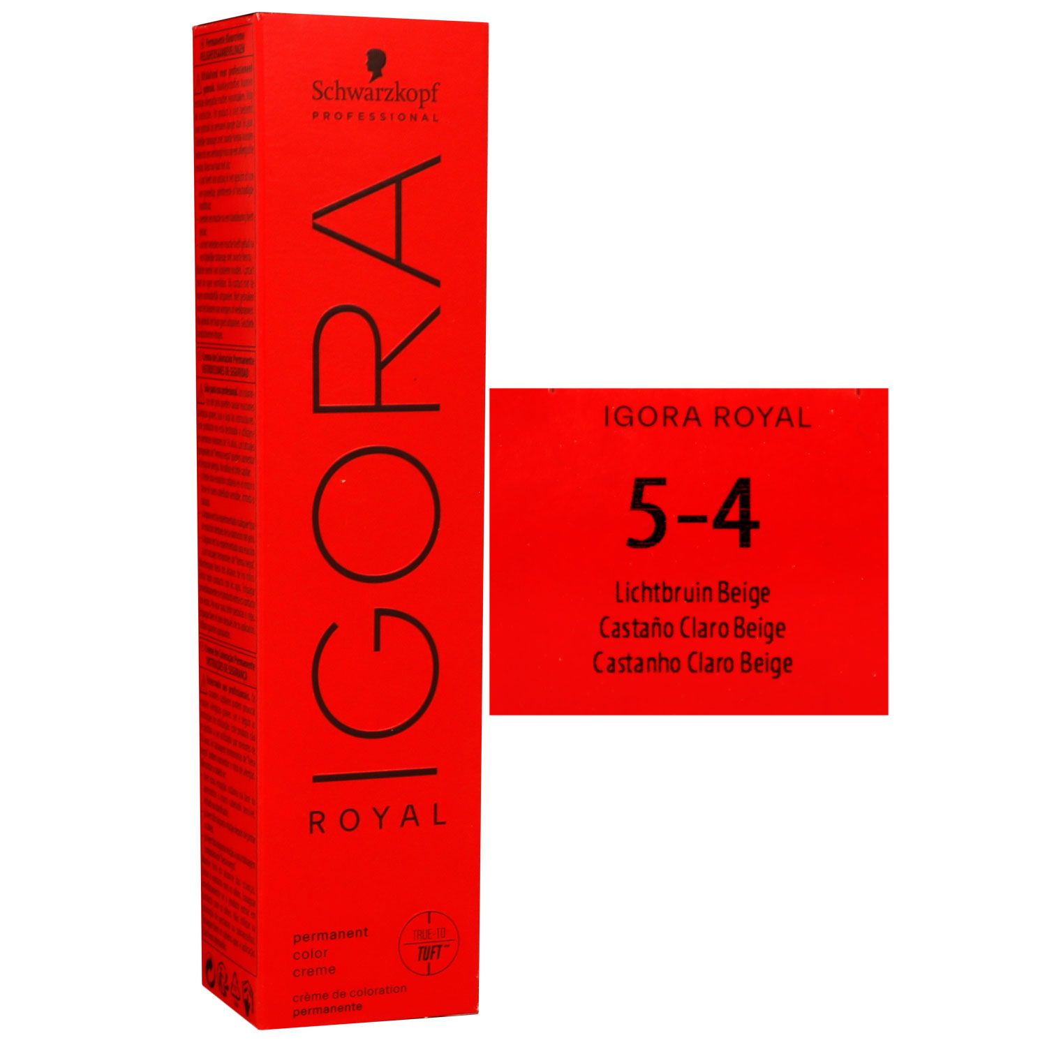 Schwarzkopf Igora Royal 60 ml 5-4 hellbraun beige Haarfarbe Cremefarbe