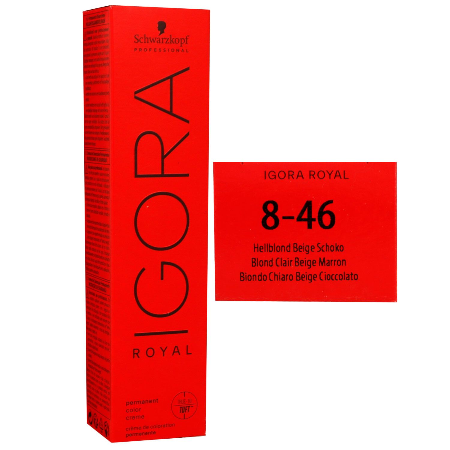 Schwarzkopf Igora Royal 60 ml 8-46 hellblond beige schoko Haarfarbe Cremefarbe